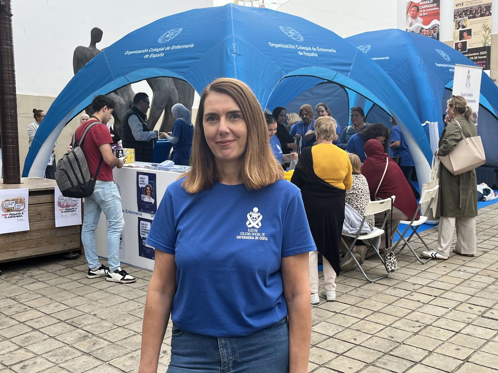 La presidenta del Colegio de Enfermería, Rosa Fuentes