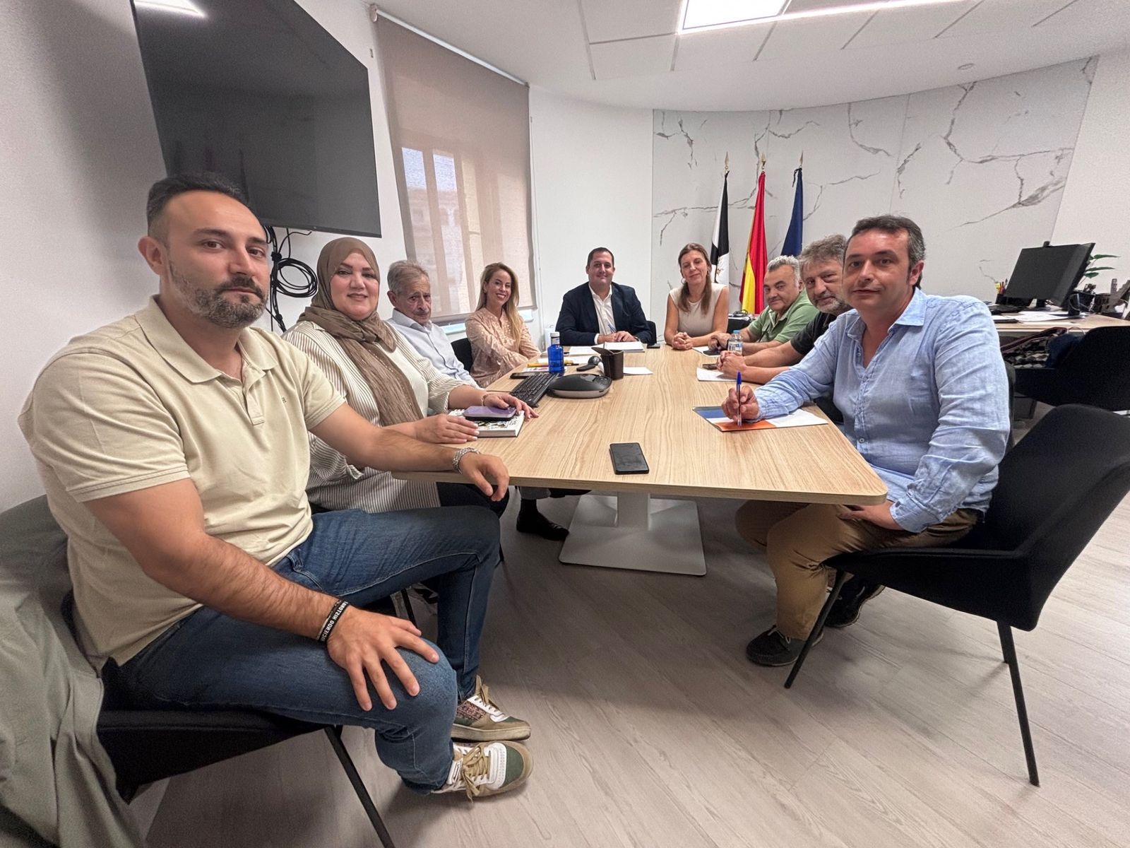 Imagen de la reunión.