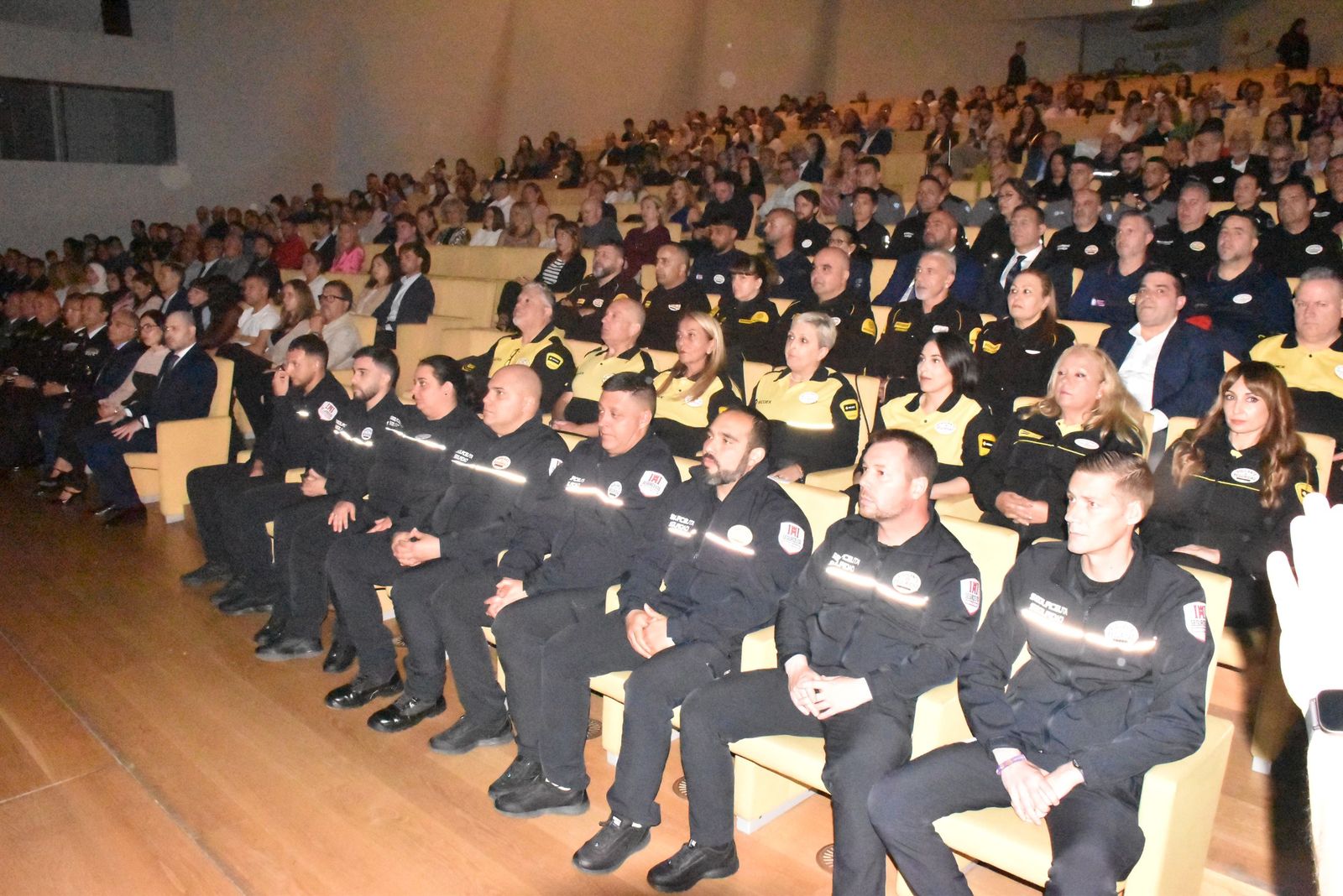 La seguridad privada celebra en el Revellín el día de la profesión