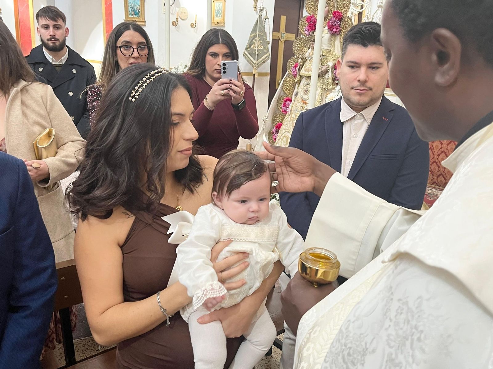 Bautizo de Mérida en la Iglesia de Santa Teresa de Jesús
