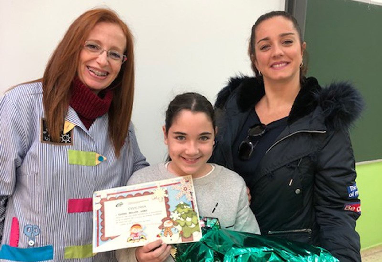 Ganadora del concurso de postales navideñas de CSIF de 2018. / FOTO EL PUEBLO