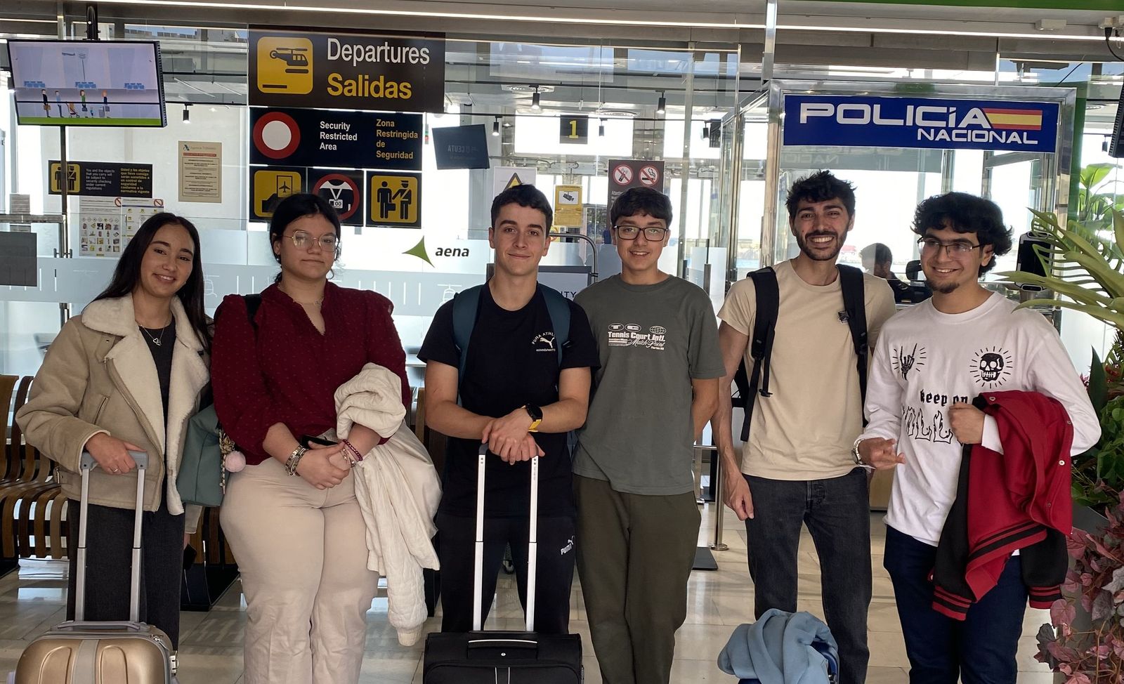 Los representantes de Ceuta en la Olimpiada Filosófica de España