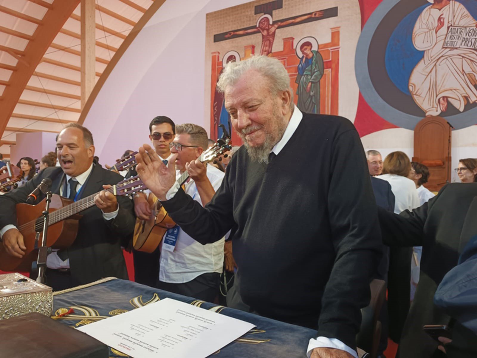 Kiko Argüello, iniciador del Camino Neocatecumenal. / FOTO CEDIDA