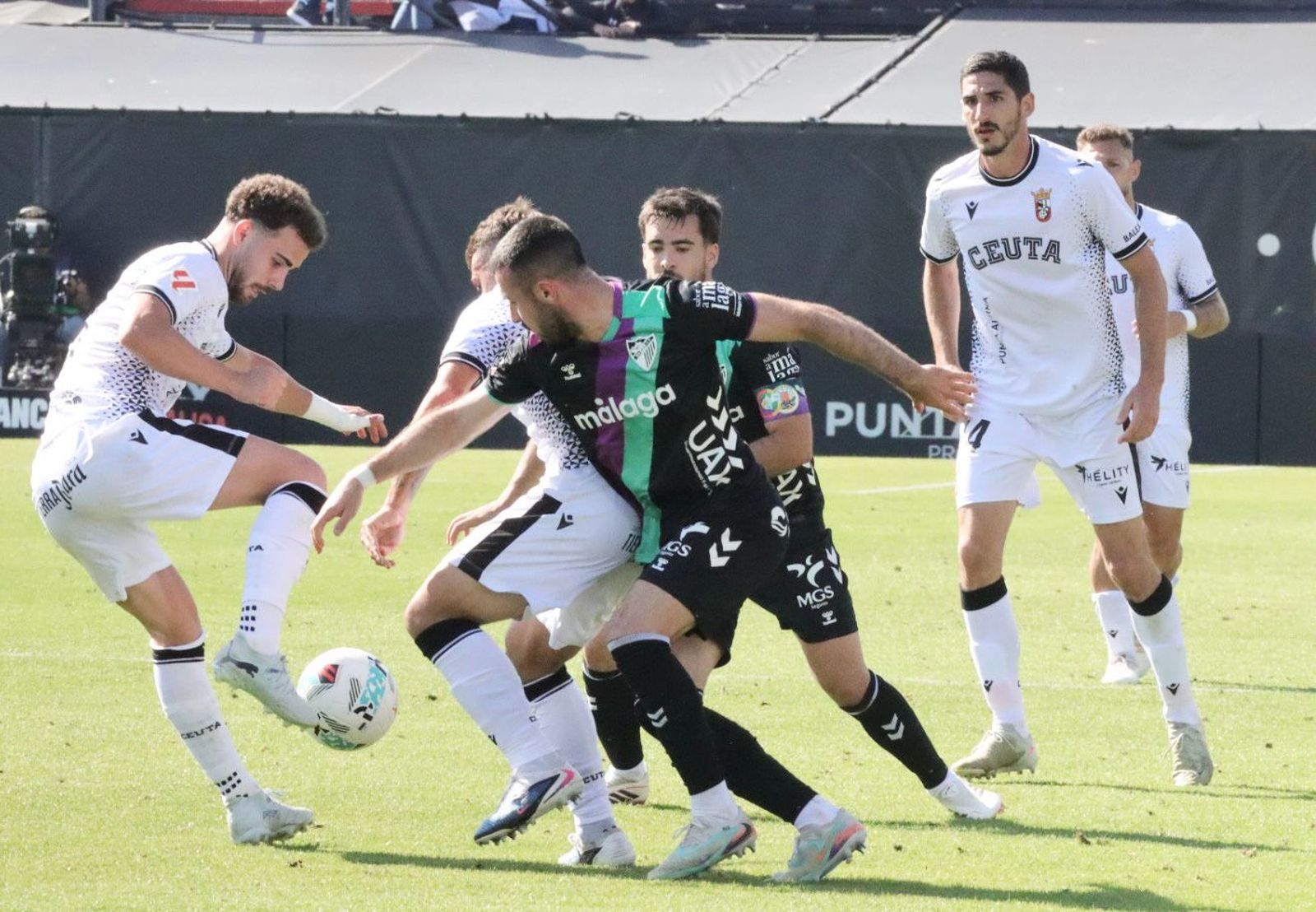 El Ceuta no pudo ante un buen Málaga
