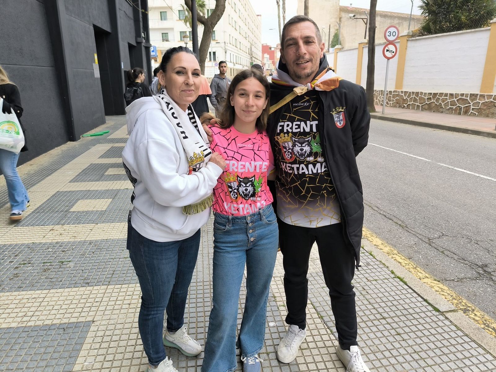 Asi vivió Nicol's la previa del partido AD Ceuta-Racing