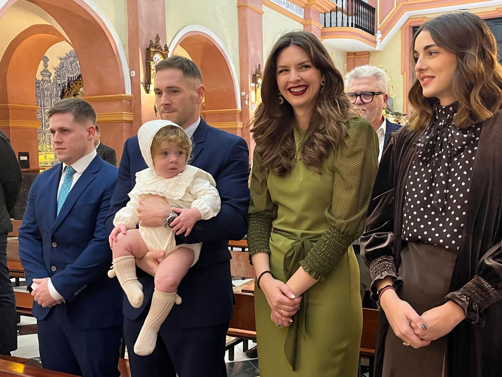 Rodrigo recibe el sacramento del bautismo