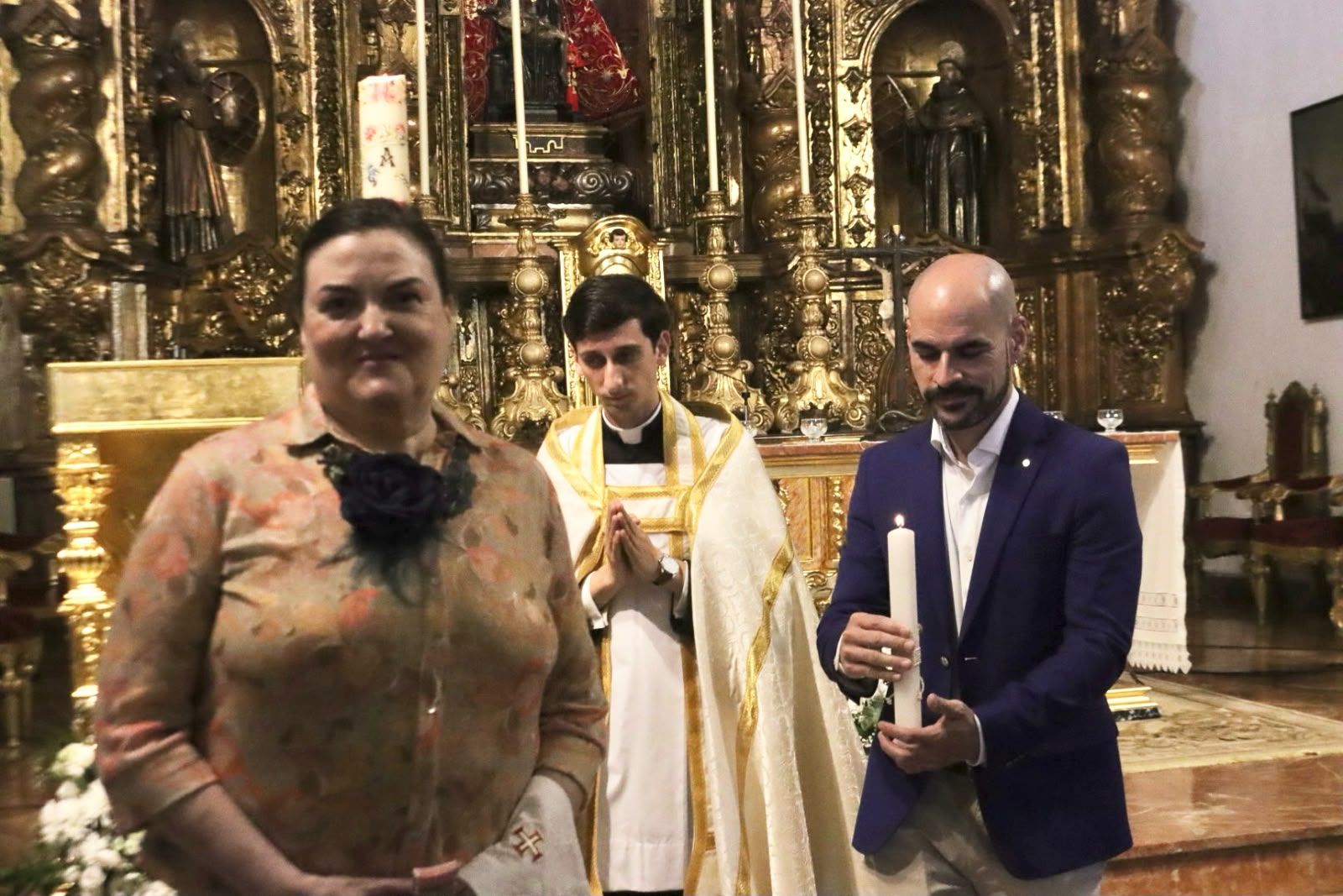 Bautizo de Alejandra en el Santuario de Nuestra Señora de África