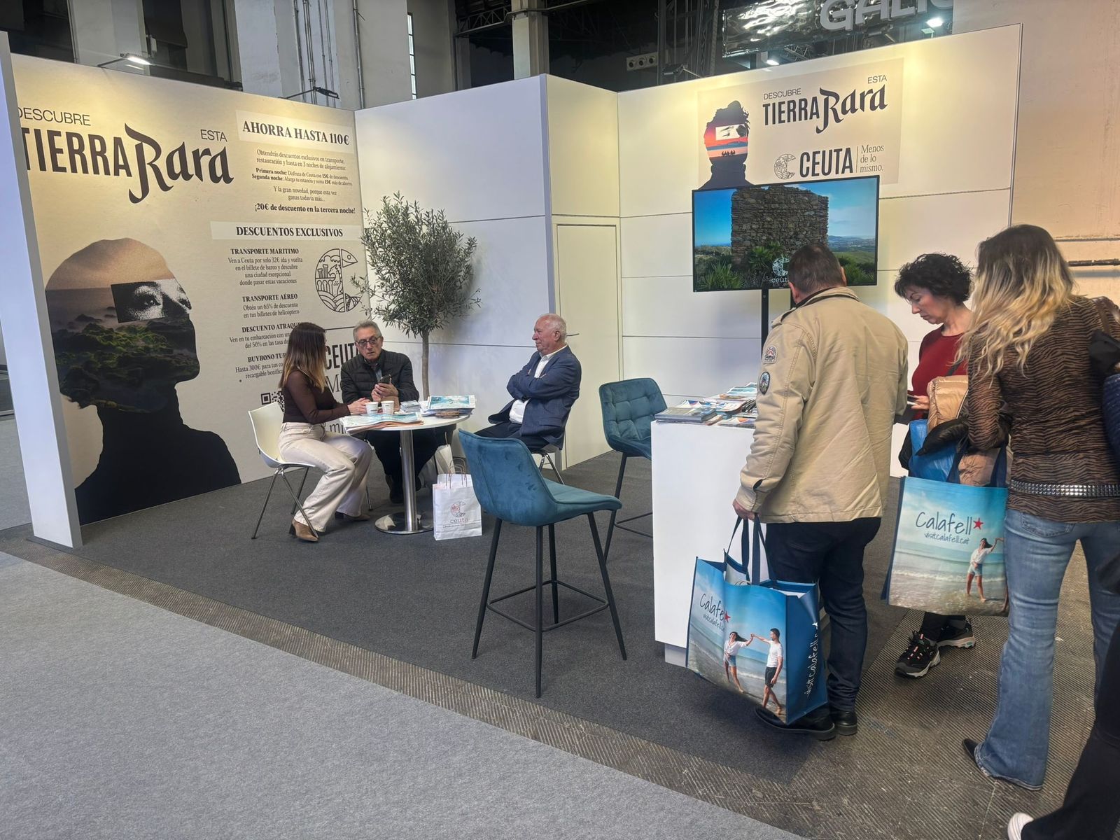 Stand de Ceuta en la feria