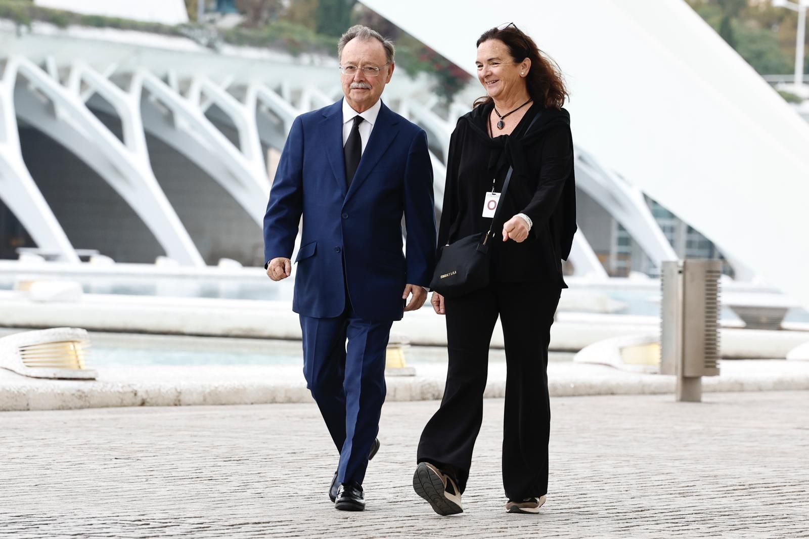 Juan Vivas, a su llegada al funeral de Estado Juan Vivas, a su llegada al funeral de Estado