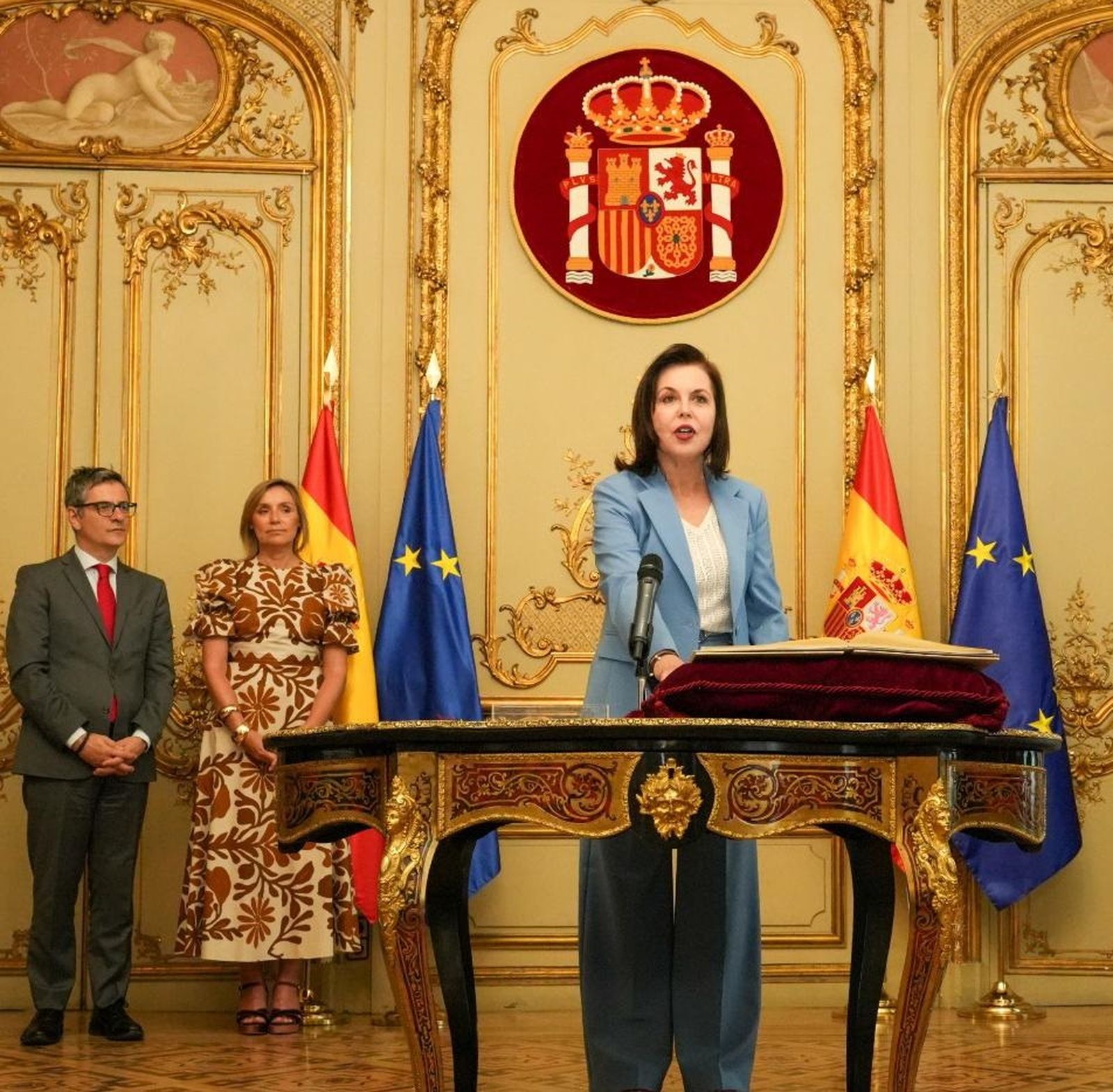 Mª de los Ángeles Pineda en su toma de posesión el pasado 22 de junio.