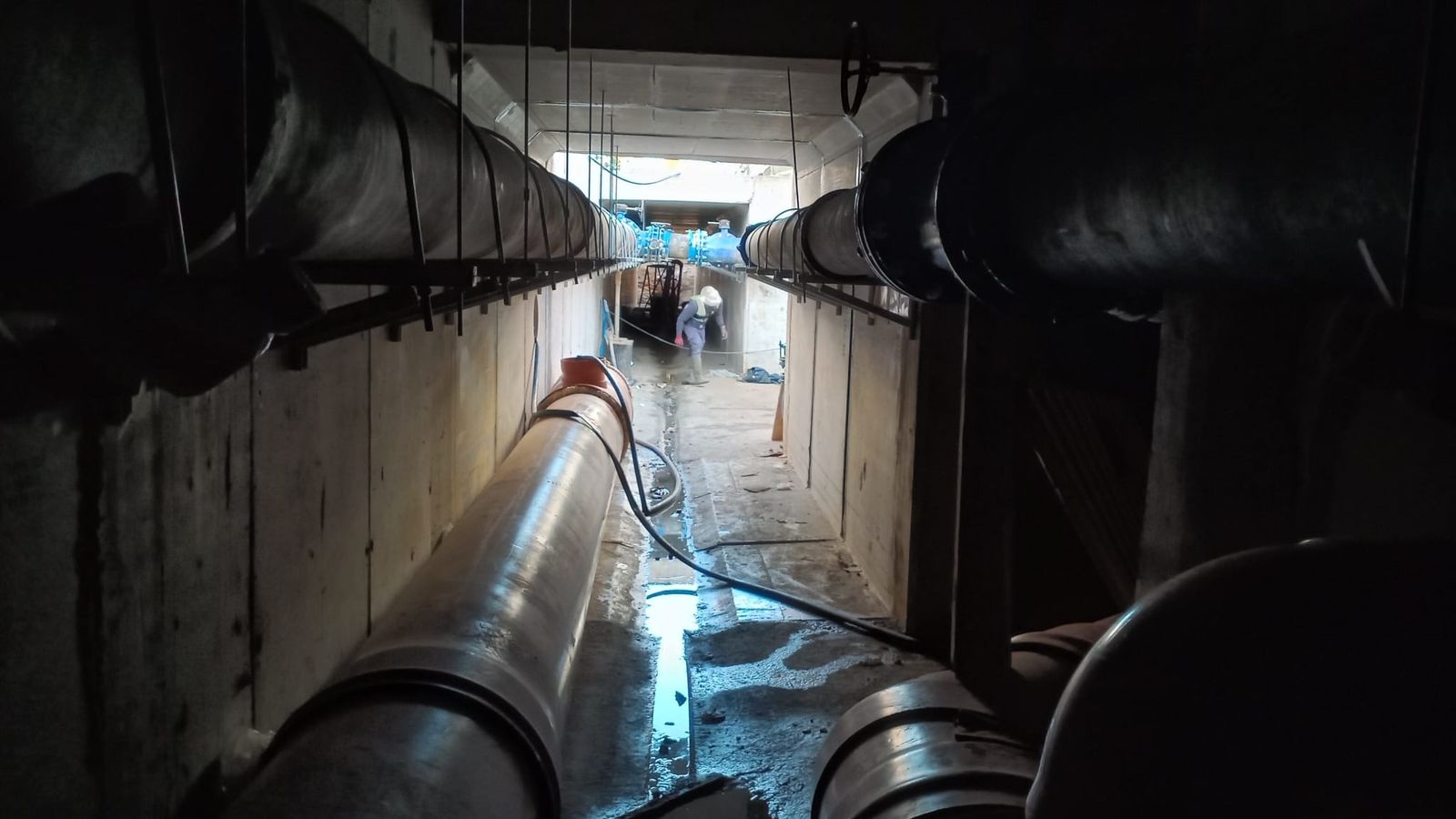 La galería subterránea está prácticamente finalizada en su primer tramo