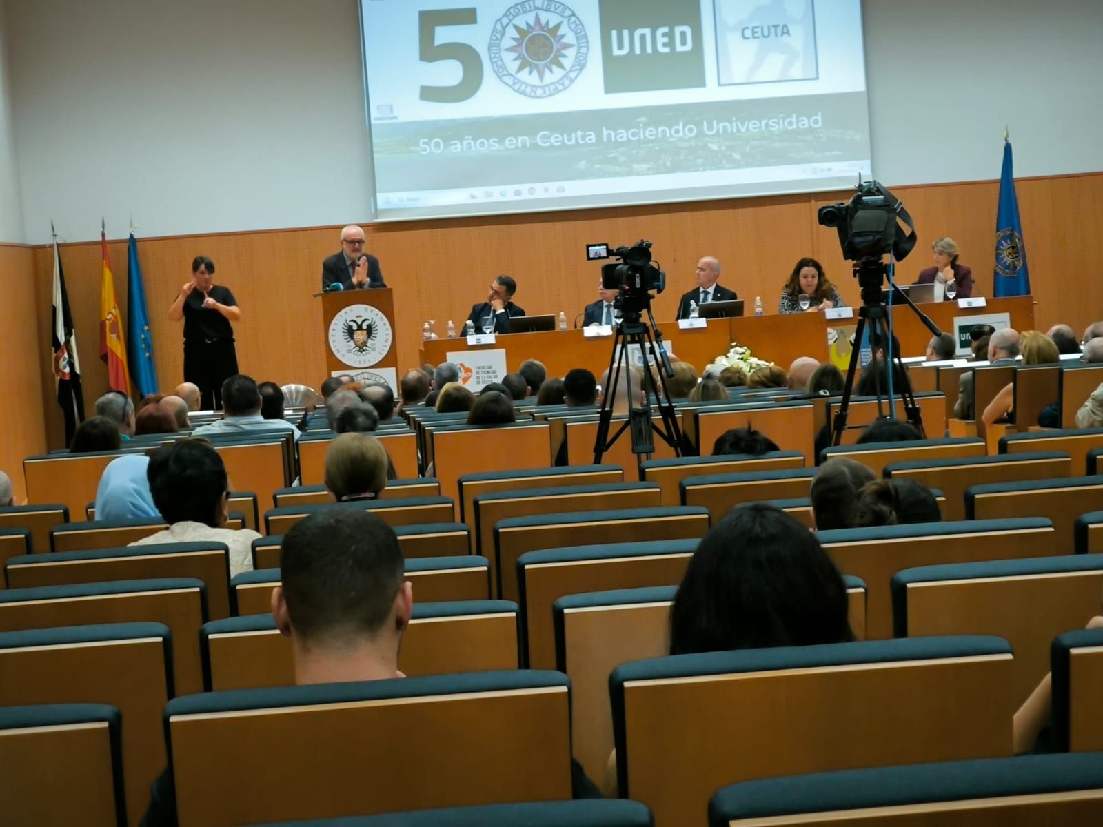 Así vivió NICOL’S el acto de apertura del curso 2025-2026 de la UNED Ceuta, que cumple 50 años