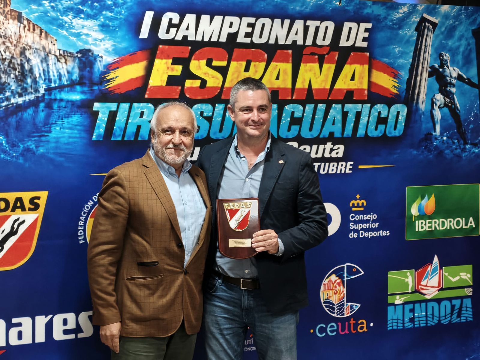 Rafael Ruiz y Mabel Lucena inauguran el palmarés del Campeonato de España de tiro subacuático en Ceuta