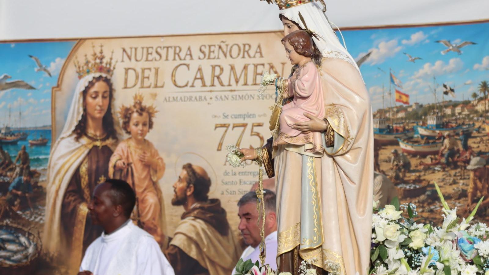 La Virgen del Carmen se volvió a encontrar con su pueblo