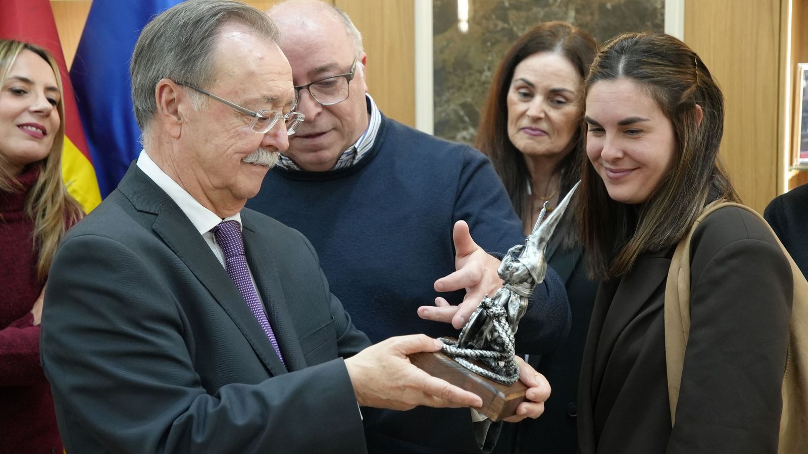 Recepción a la Hermandad de la Vera Cruz