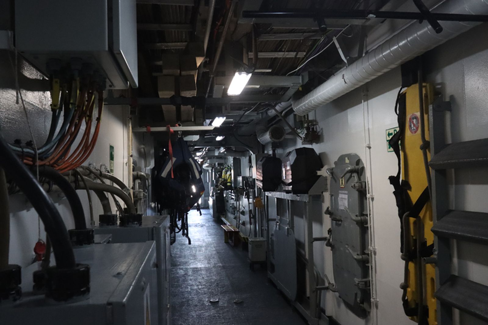 Interior de la fragata 'Santa María'. / FOTO REDUAN