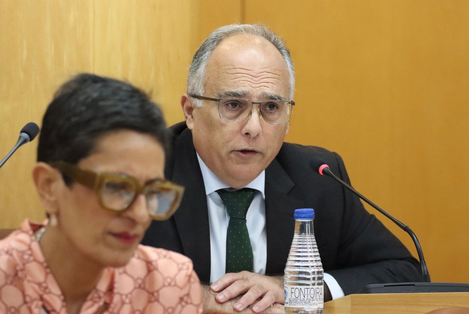 Alberto Gaitán, consejero de Presidencia y Gobernación, durante la sesión plenaria de este miércoles