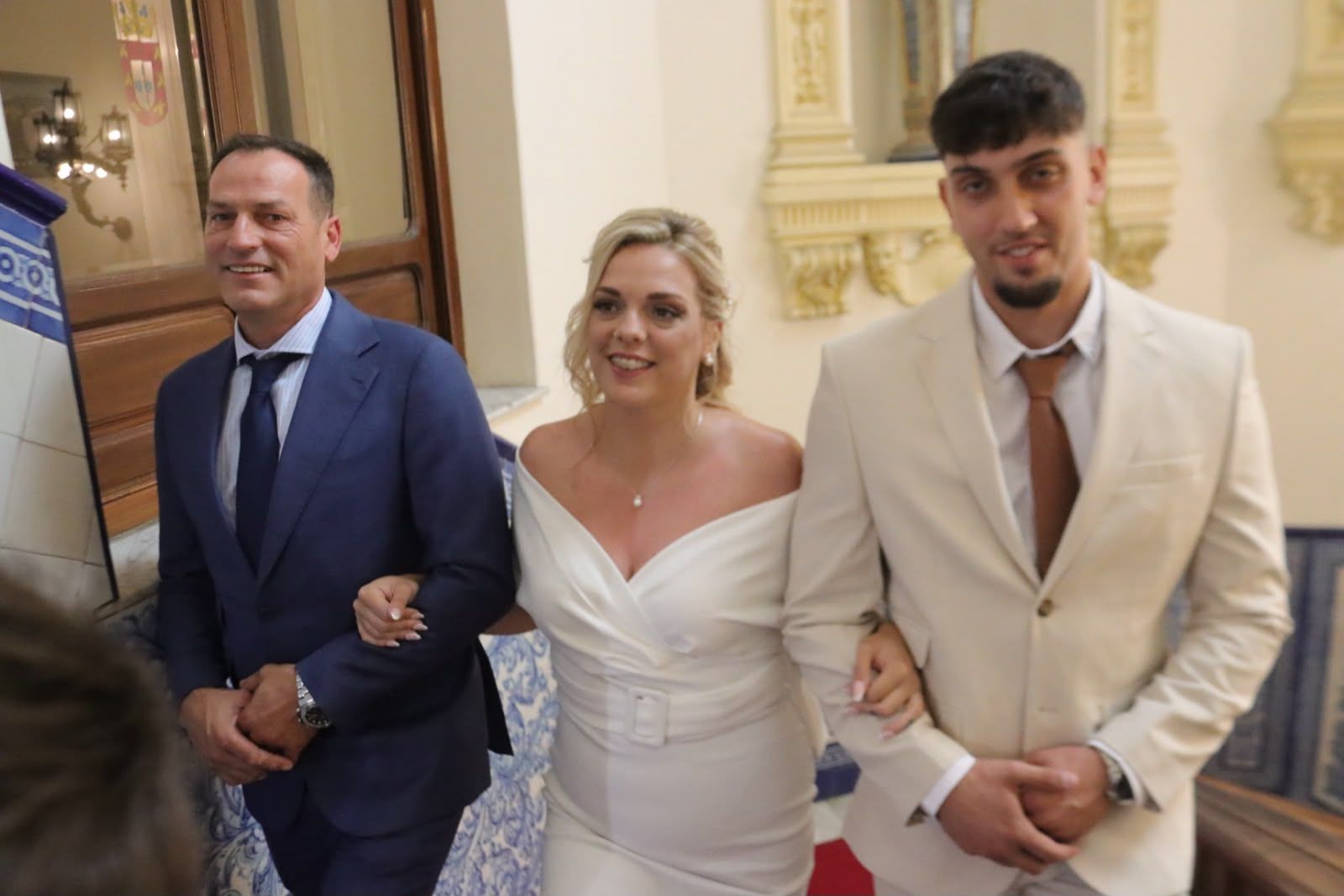 Eduardo y Tamara se dan el “sí, quiero” en el Salón del Trono