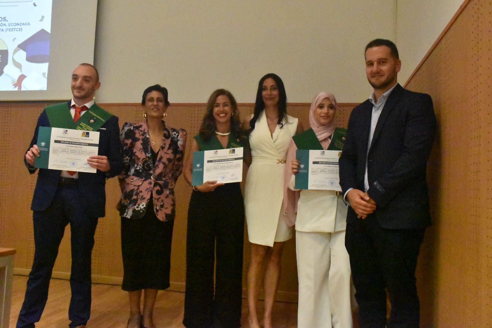 Graduación en el Campus de los posgrados de la Universidad de Granada en Ceuta