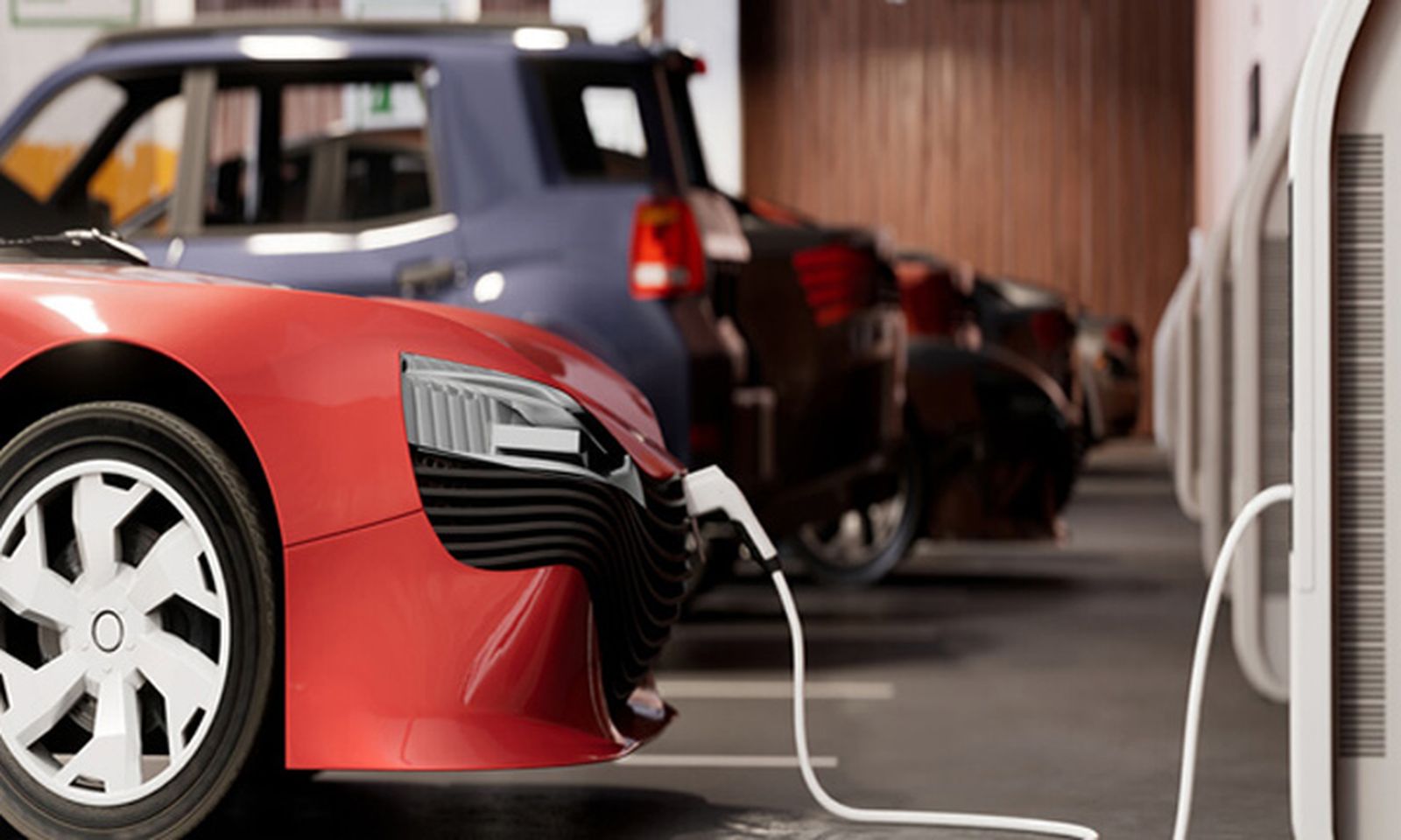 Punto de recarga para coches eléctricos