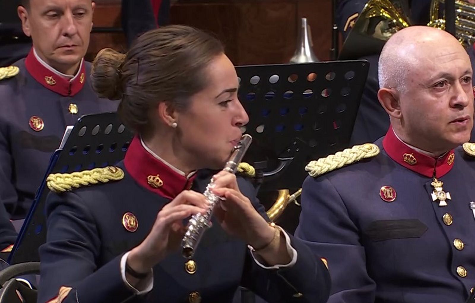 La Unidad de Música de la Guardia Real en concierto. / FOTO RTVE