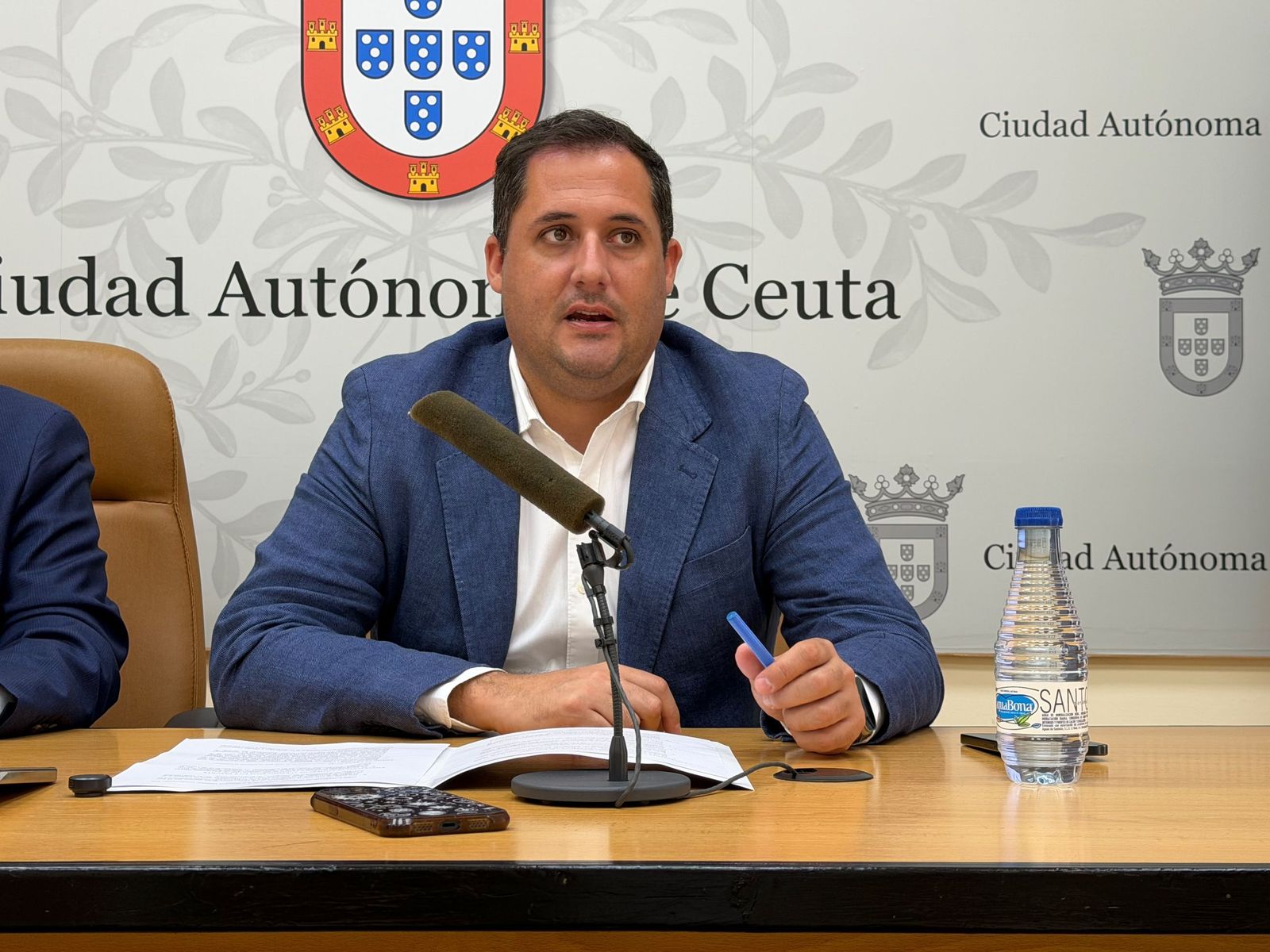 Alejandro Ramírez, portavoz del Gobierno, este martes en rueda de prensa