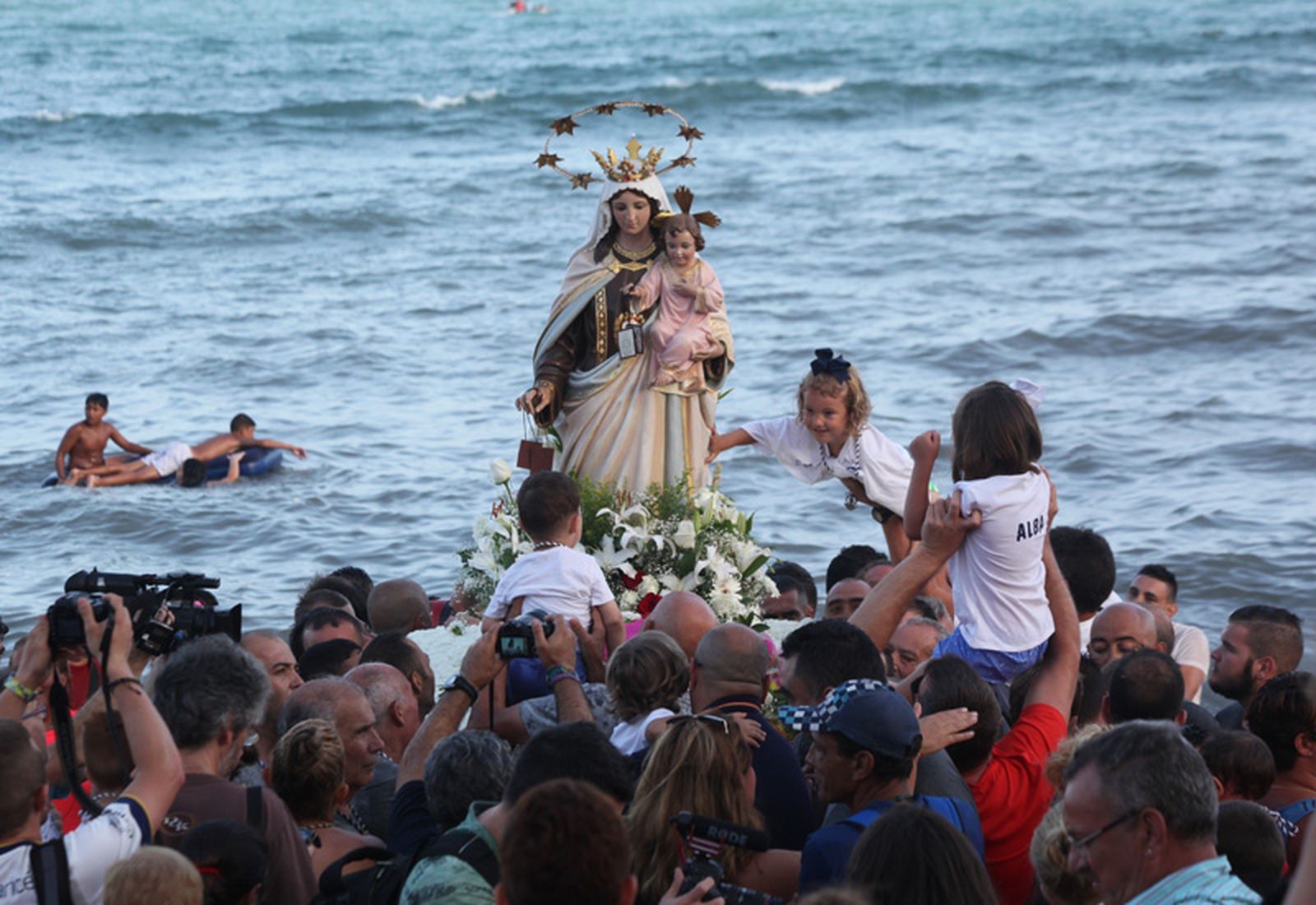 Procesión marítima de la Virgen del Carmen