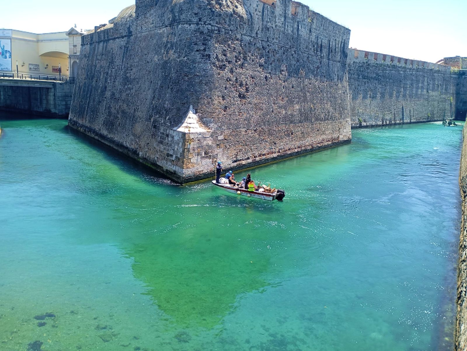 Trabajos de limpieza en el foso / Coronado