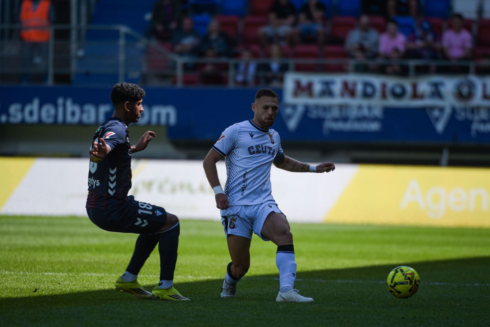 Eibar-AD Ceuta, partido de la Liga Hypermotion