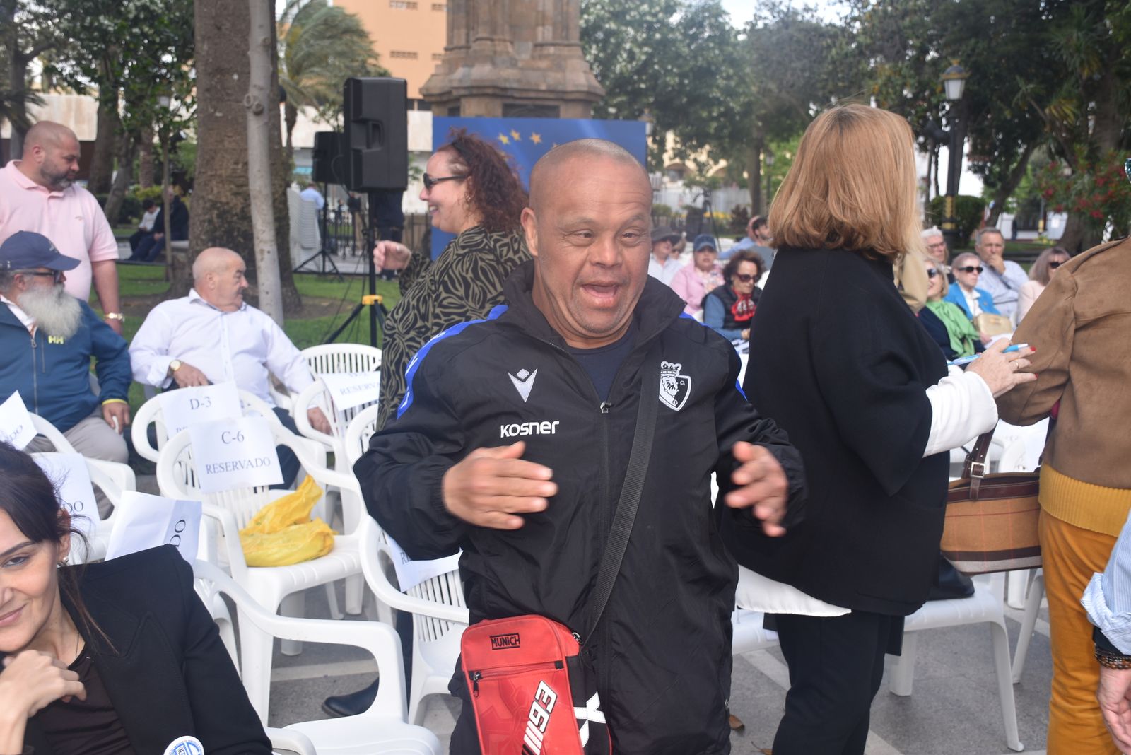 Acto del PP por el Día de Europa en la Plaza de África, con la presencia de su presidente nacional, Alberto Núñez Feijóo