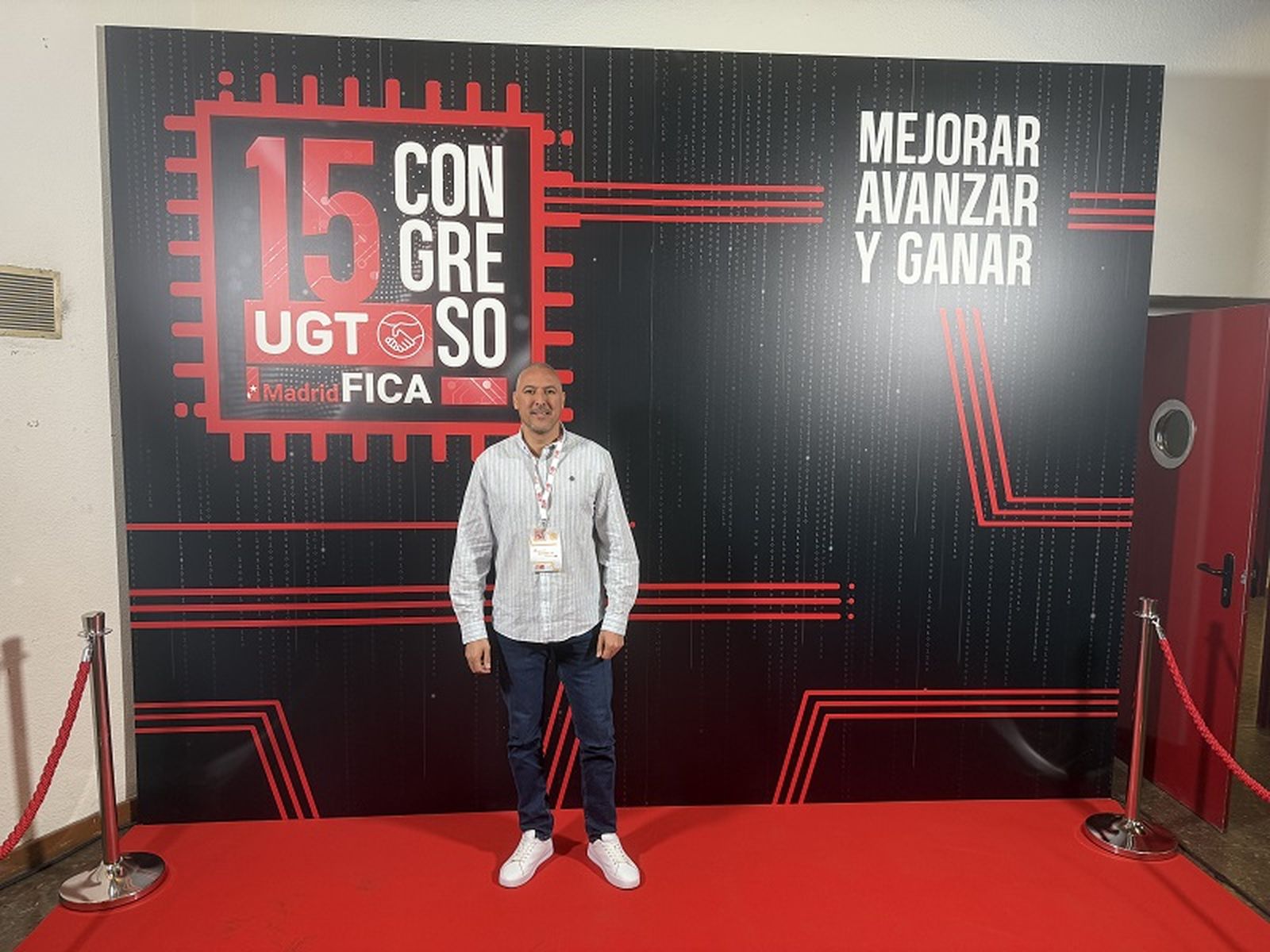 Representante sindical de UGT en la empresa Dinomar S.L. / FOTO CEDIDA