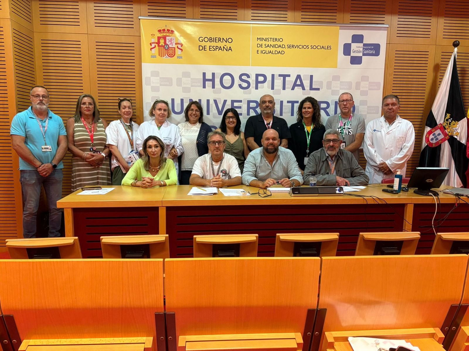 Los miembros de la Junta de Personal del INGESA en Ceuta Los miembros de la Junta de Personal del INGESA en Ceuta