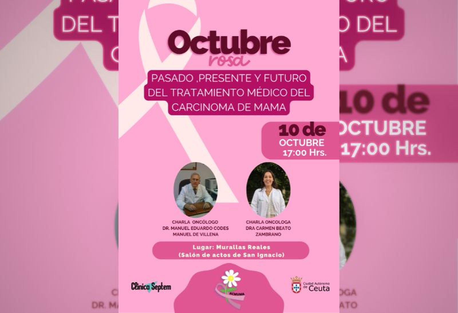 Cartel de la jornada.