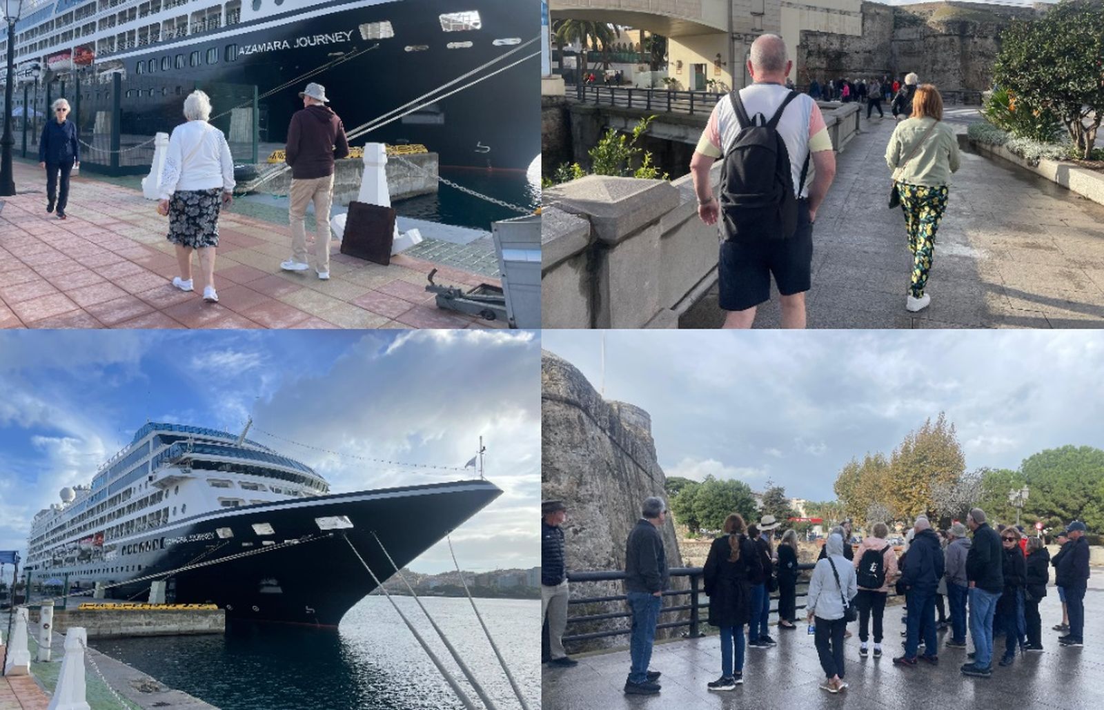 El flujo de pasajeros se ha dejado notar desde primera hora, con grupos saliendo hacia rutas turísticas, comercios del centro y puntos emblemáticos del patrimonio ceutí.