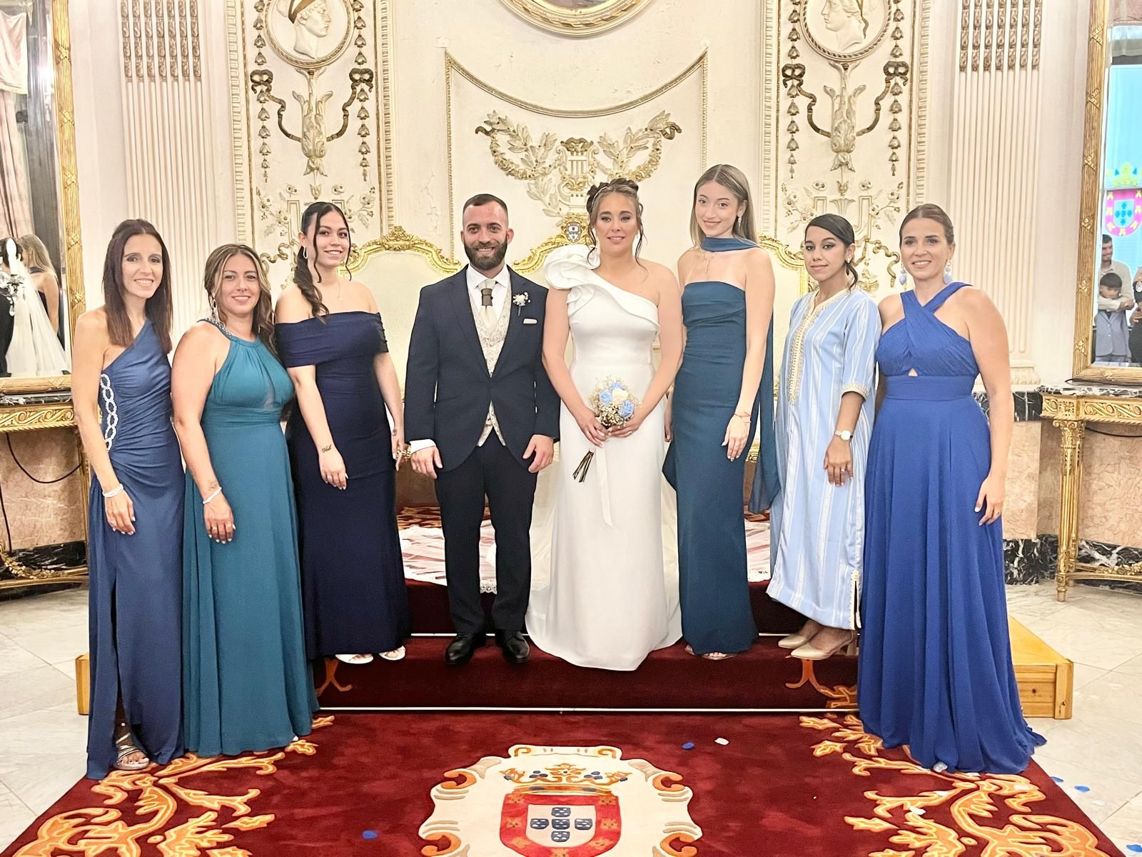 Jesús y Rosa sellan su amor en el Salón del Trono