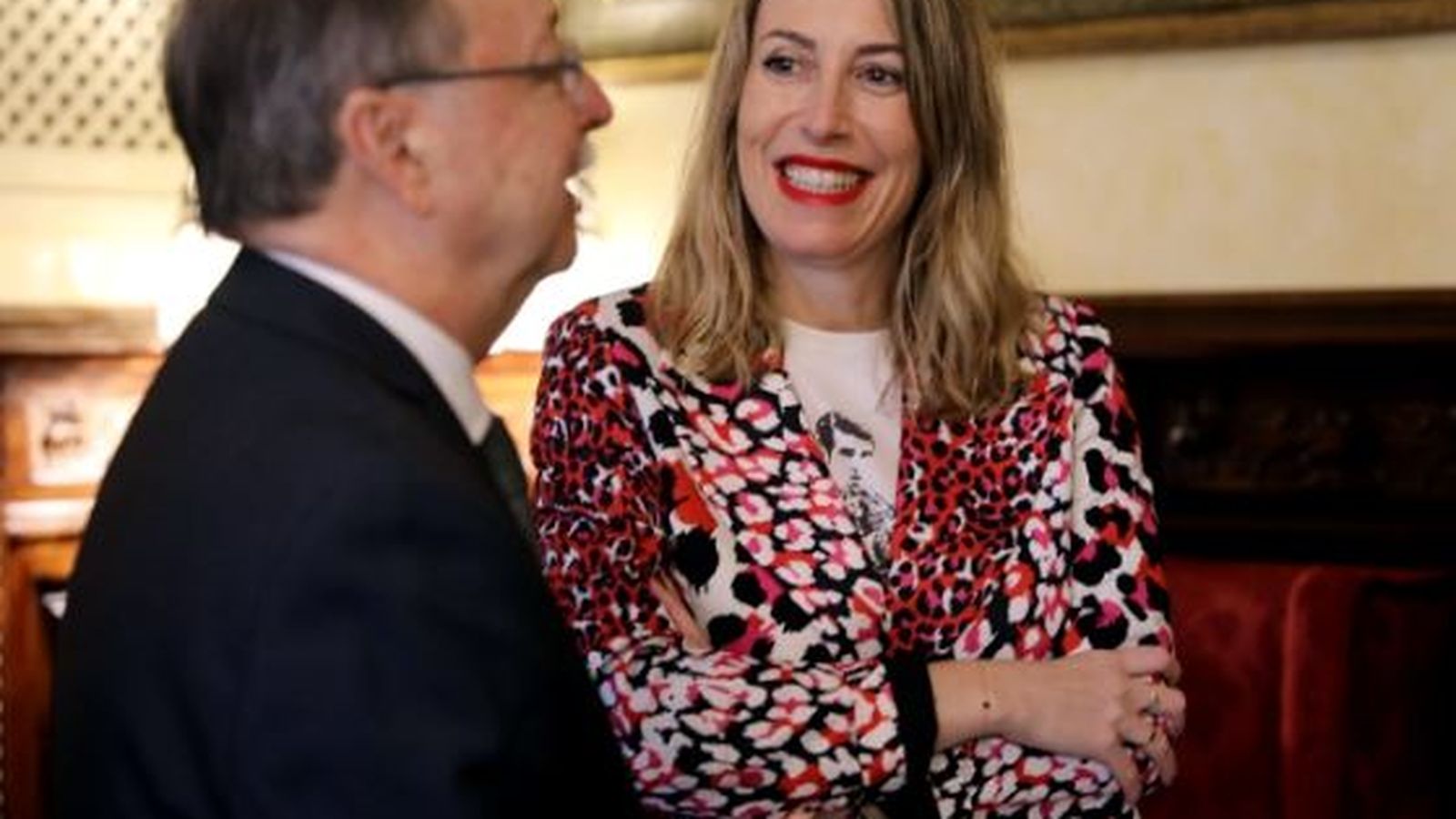 Juan Vivas y María Guardiola, durante una visita de esta a Ceuta
