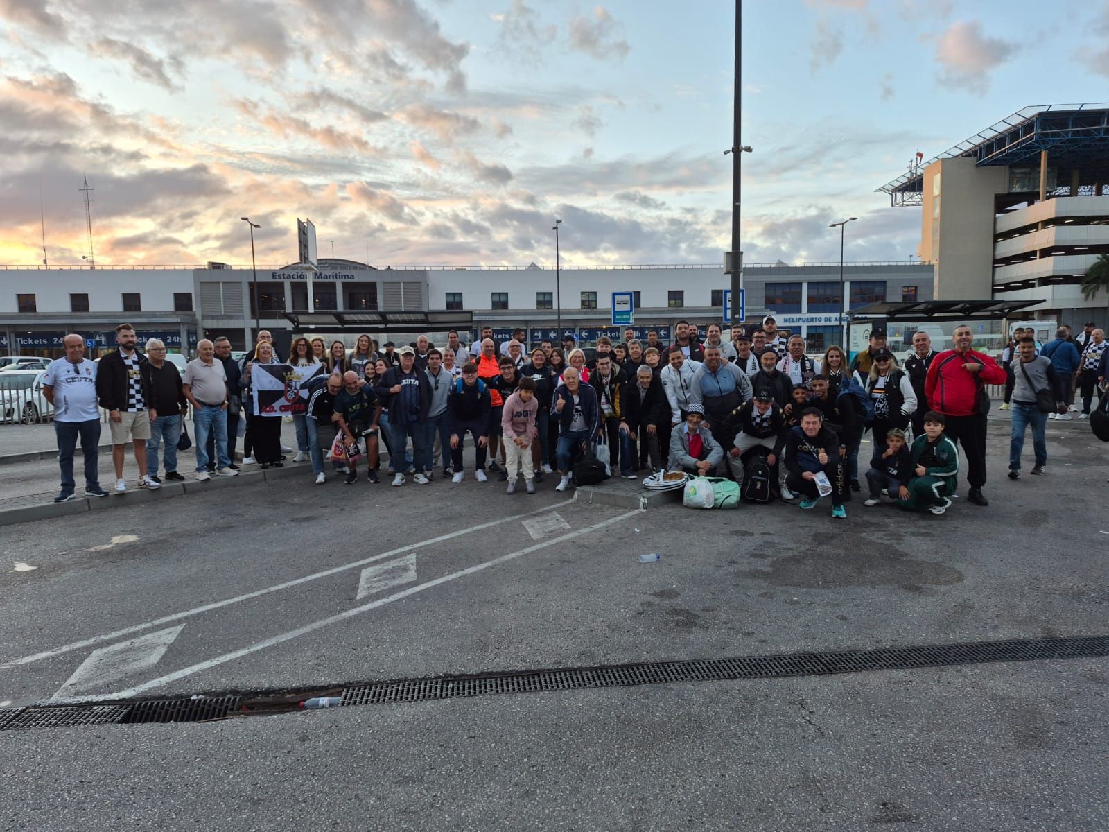 La afición de la AD Ceuta La afición de la AD Ceuta