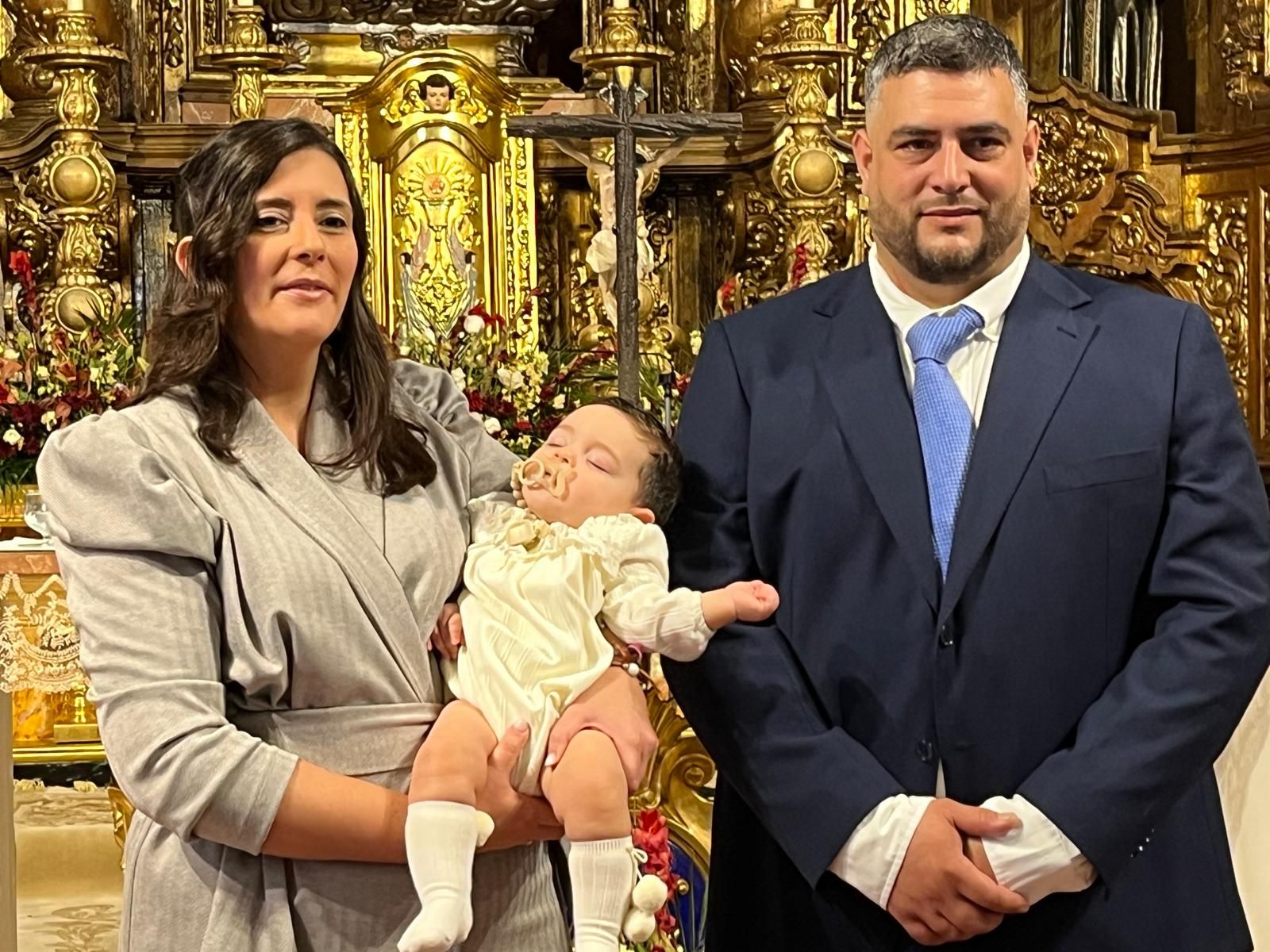 Bautismo de Nico, Mateo y Leo en el Santuario