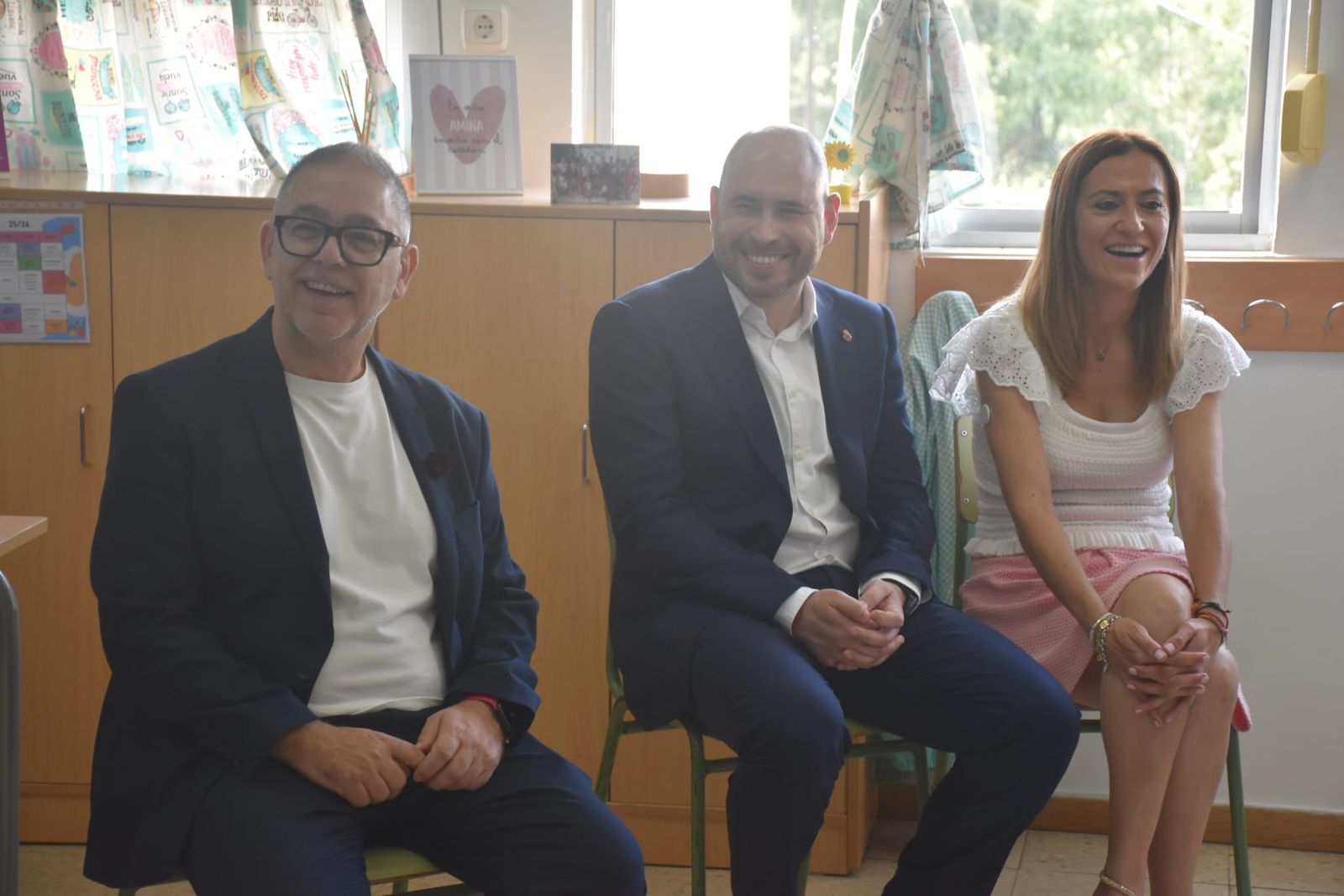 Así ha sido la visita de Barcones al CEIP Reina Sofía