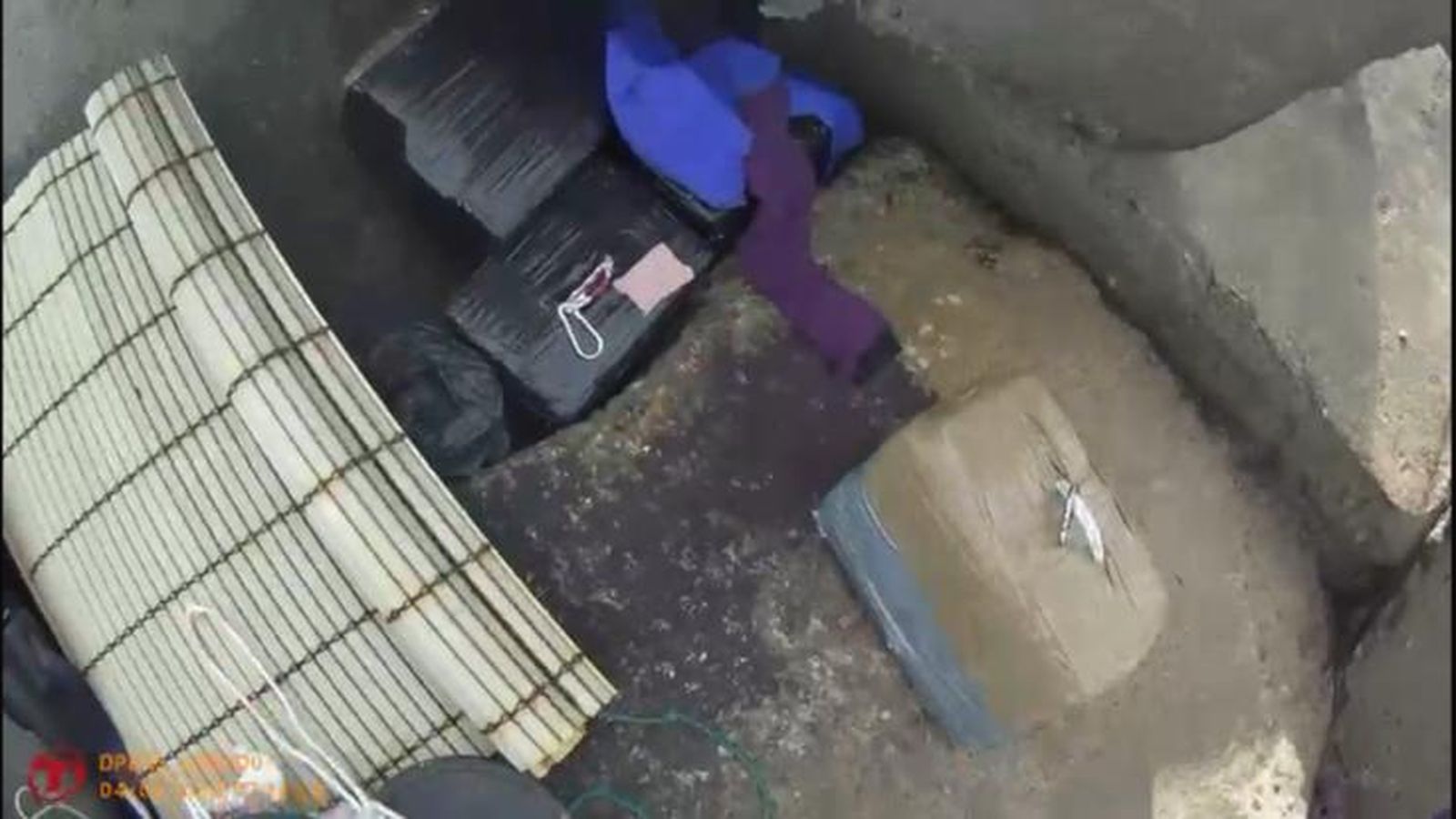 Bultos del estupefaciente.