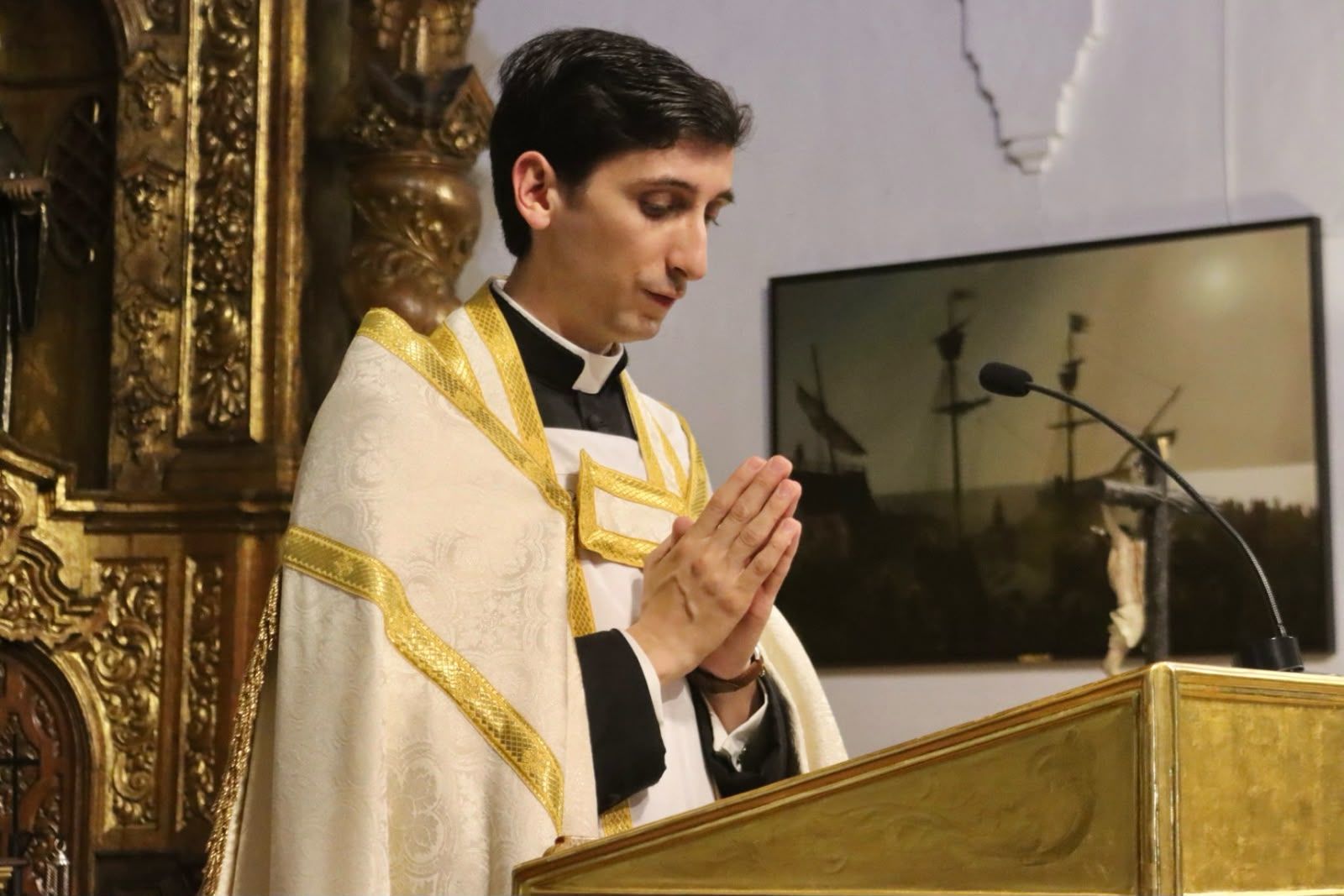 Bautizo de Alejandra en el Santuario de Nuestra Señora de África