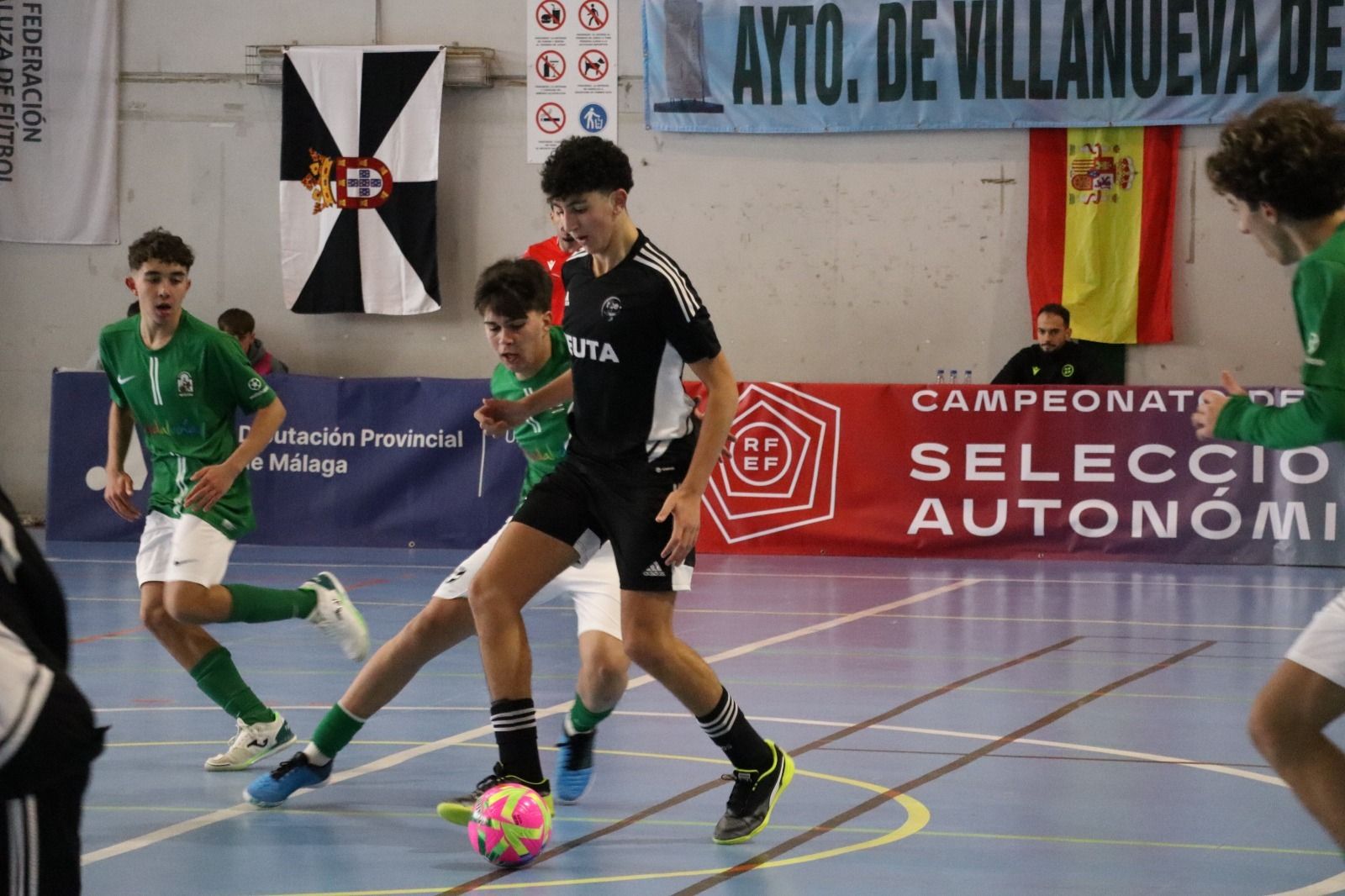 Andalucía supera a Ceuta en la segunda jornada de la previa del 'Nacional'