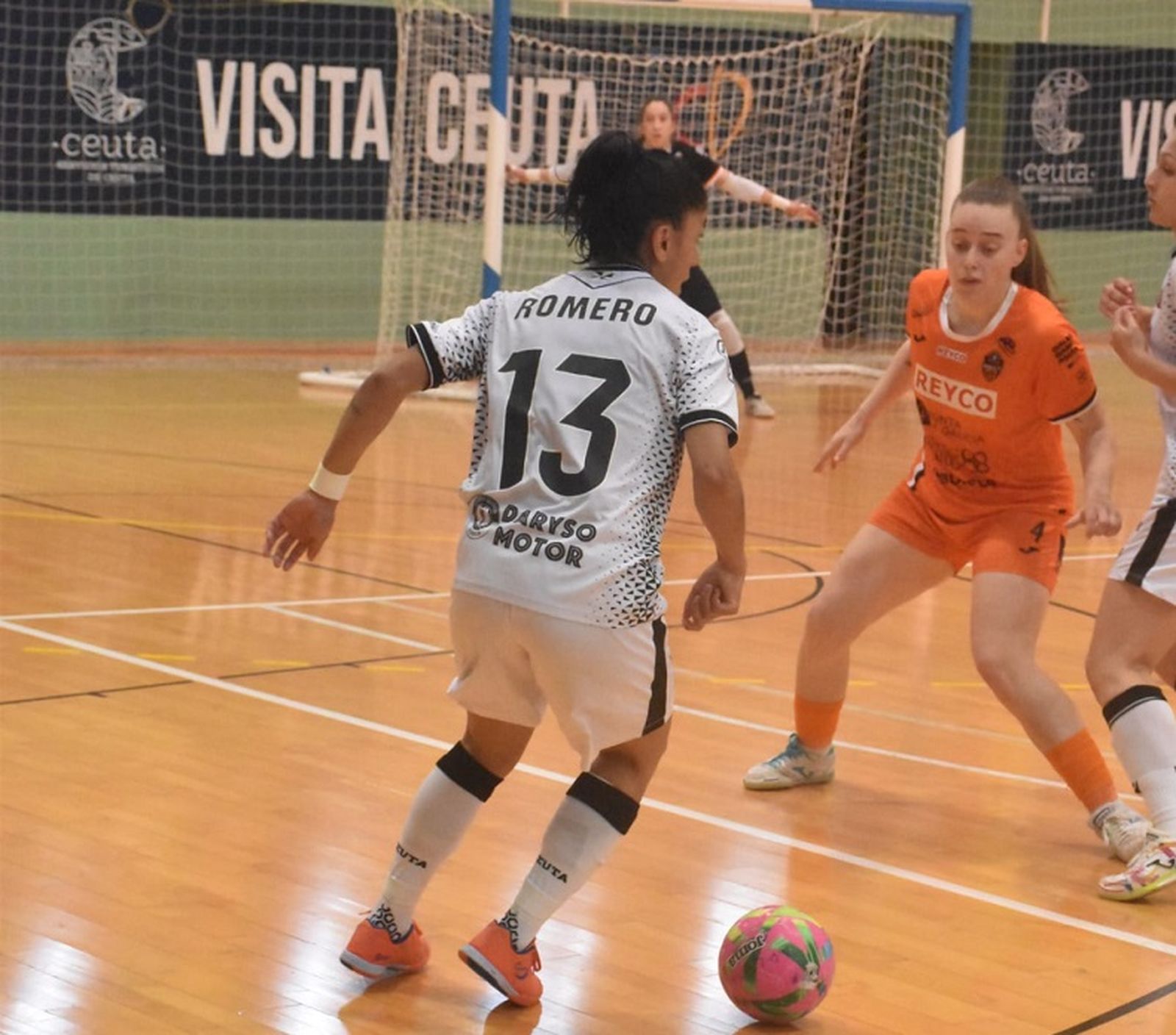 Partido AD Ceuta frente al Burela