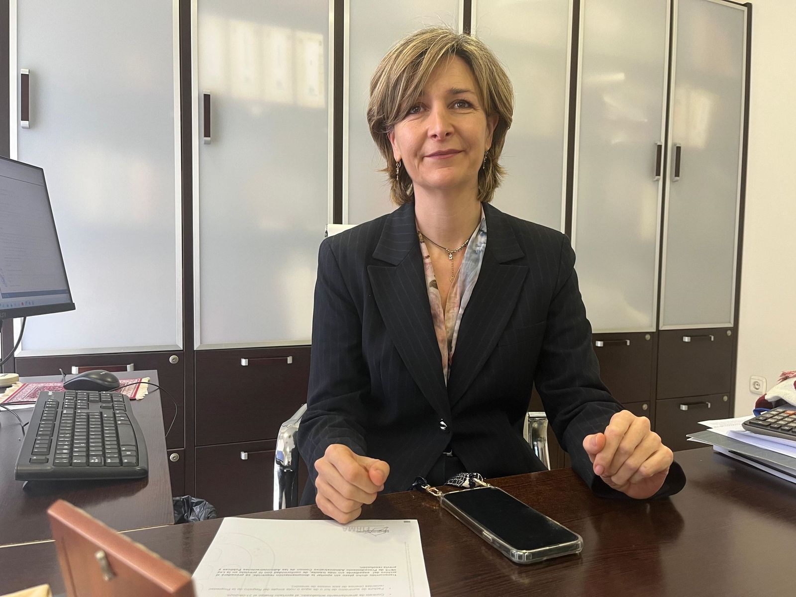 Arantxa Campos, en su despacho profesional