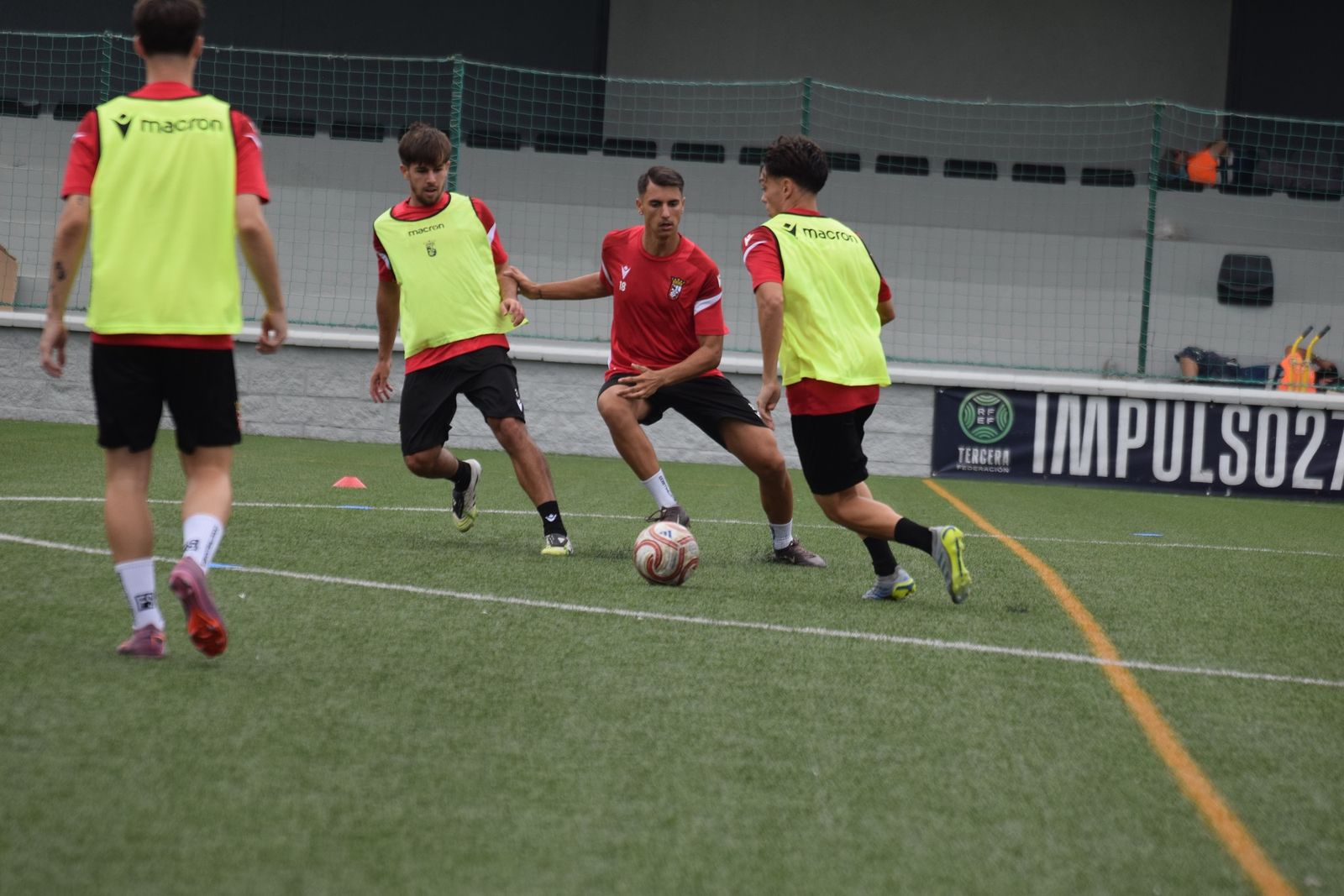 Entrenamiento del filial de la AD Ceuta