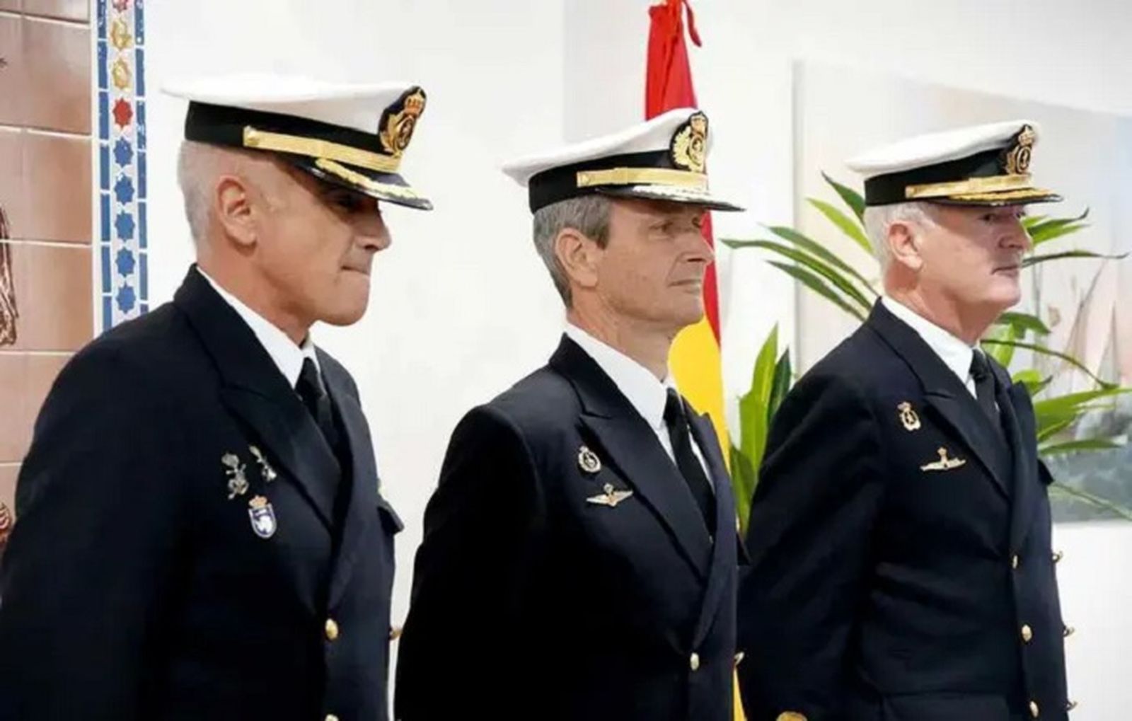 Toma de posesión del nuevo comandante naval de Ceuta, el capitán de navío Gerardo Epifanio Rodríguez Mendoza