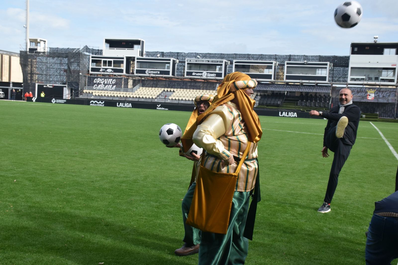 Así se vivió en el Murube la esperada llegada de los Reyes Magos