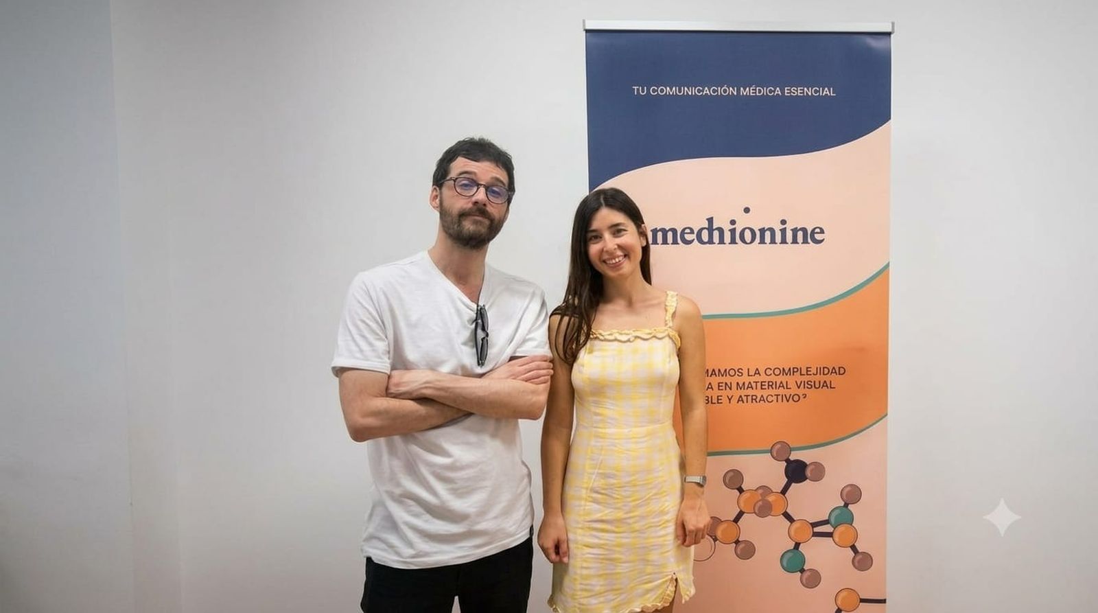 Juanjo y Carmen Jiménez, cofundadores de Medhionine.