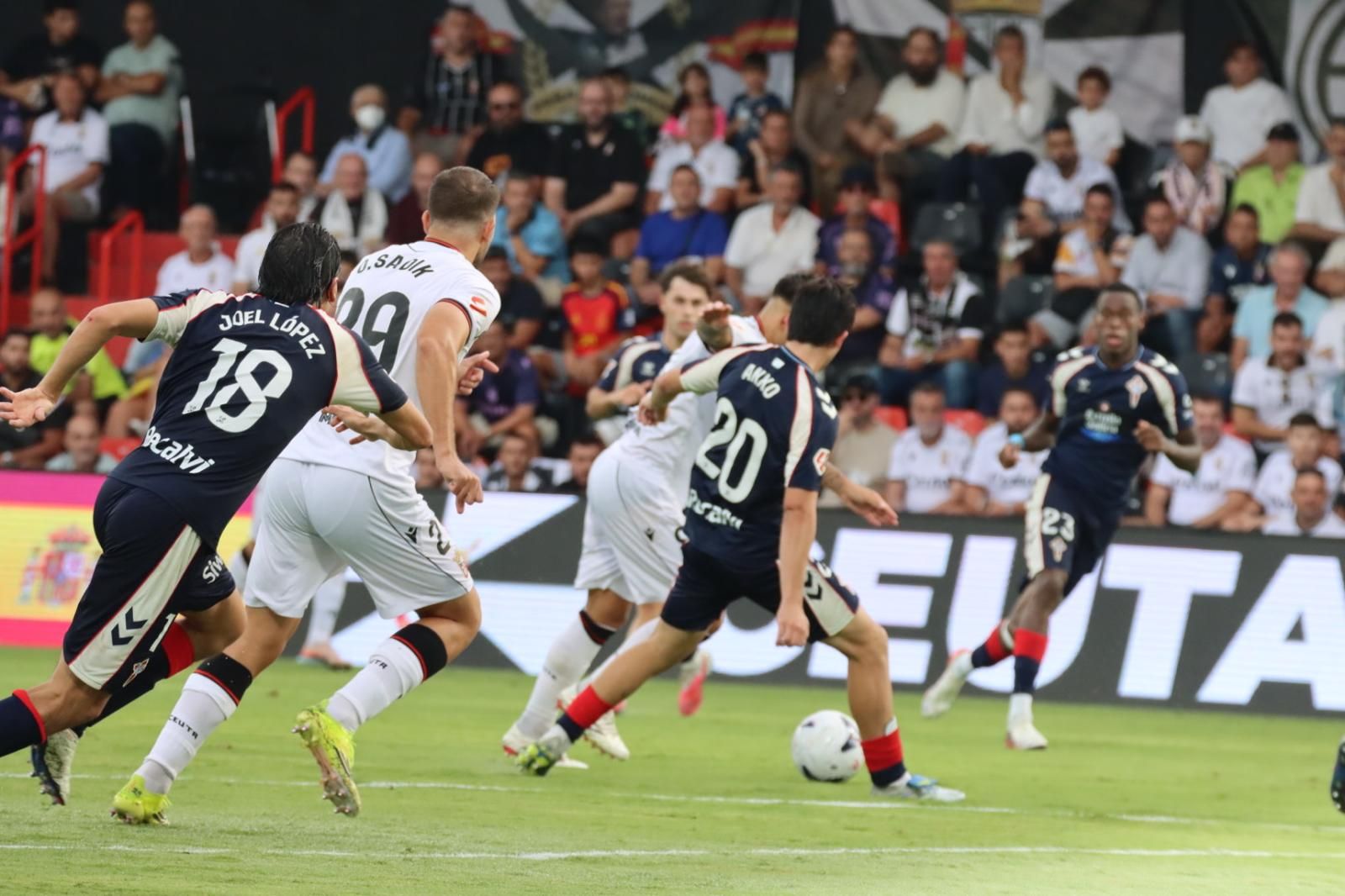 El partido  AD Ceuta-Celta Fortuna en imágenes