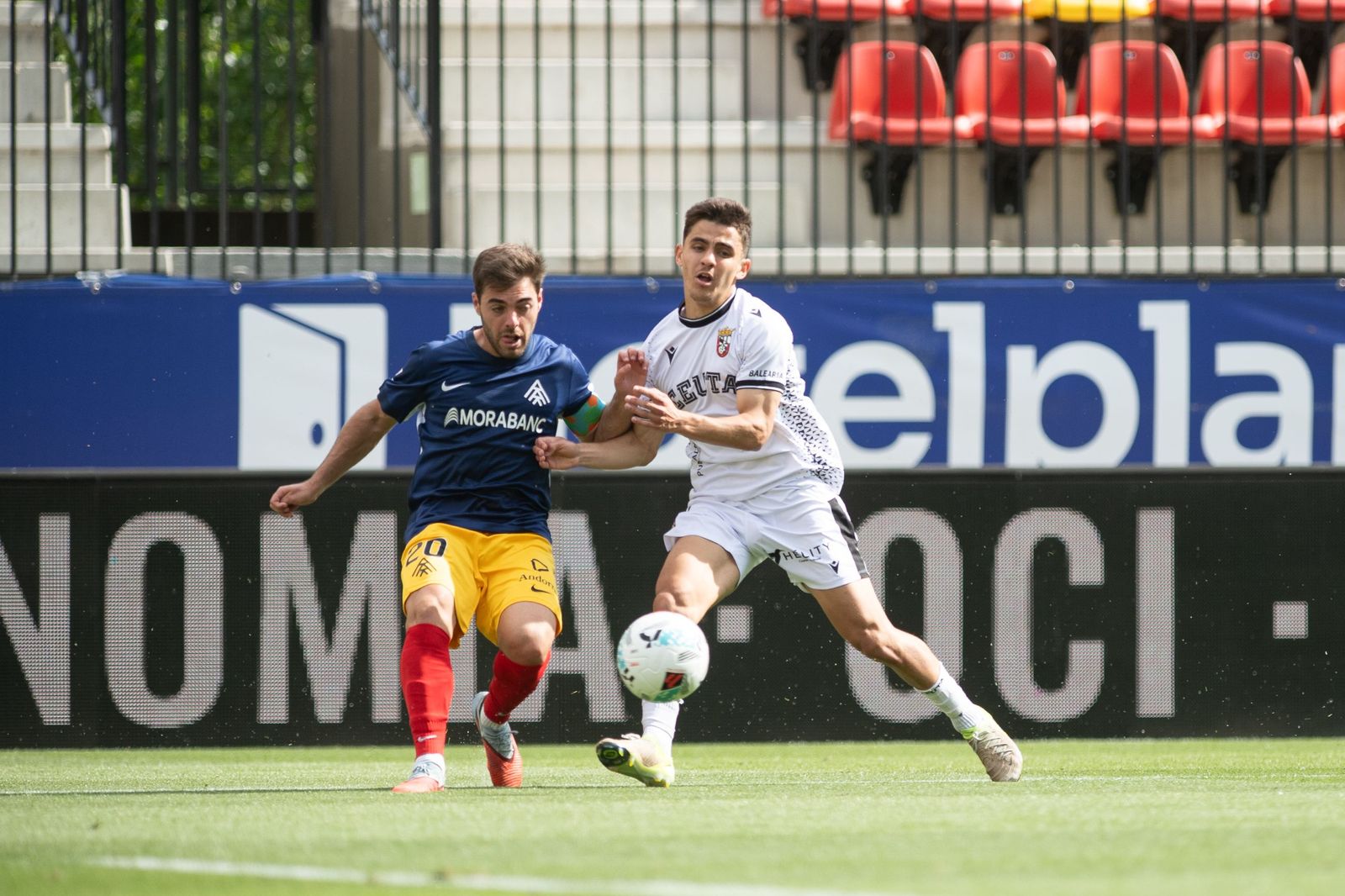 Aisar, en el partido frente al Andorra